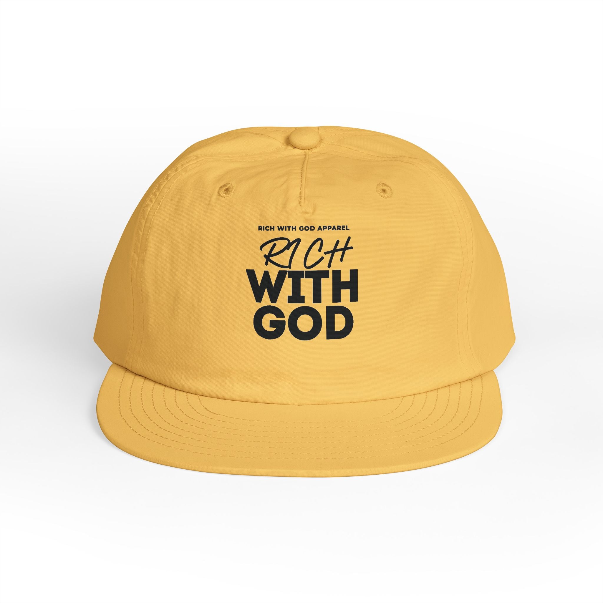 Rich With God Surf Cap Snapback