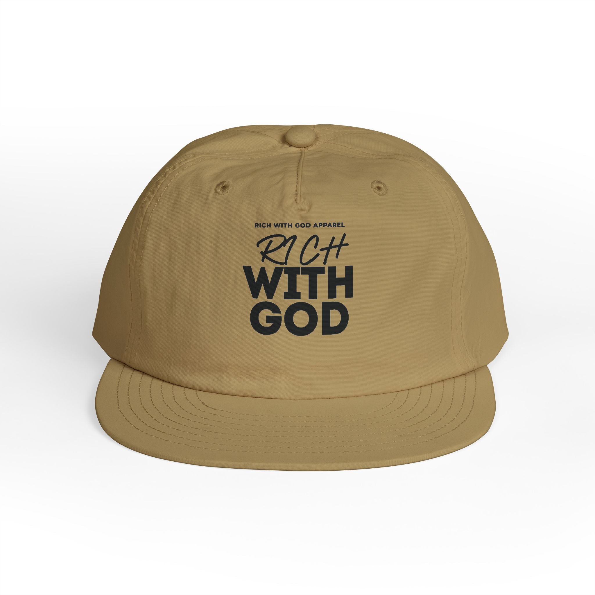 Rich With God Surf Cap Snapback