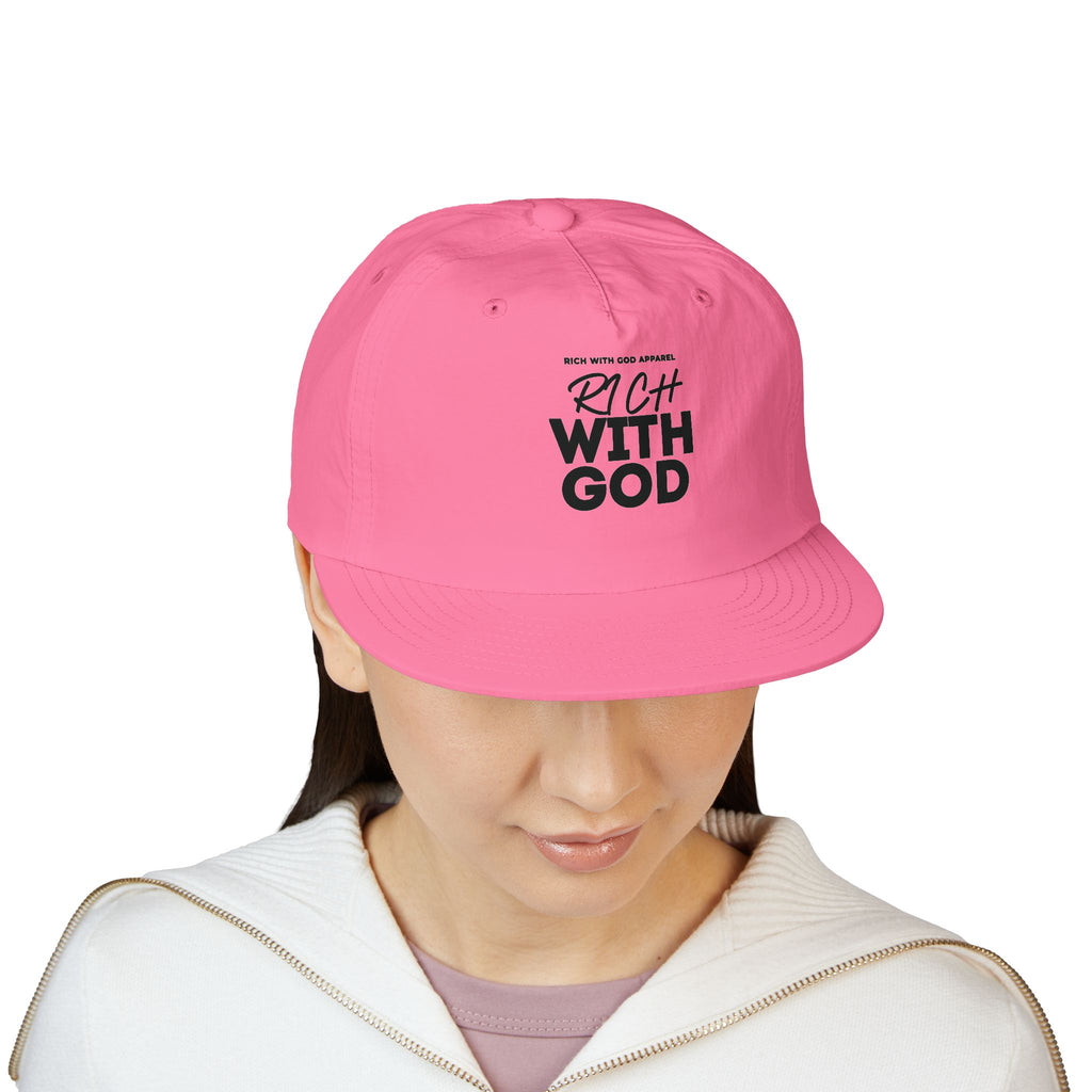 Rich With God Surf Cap Snapback
