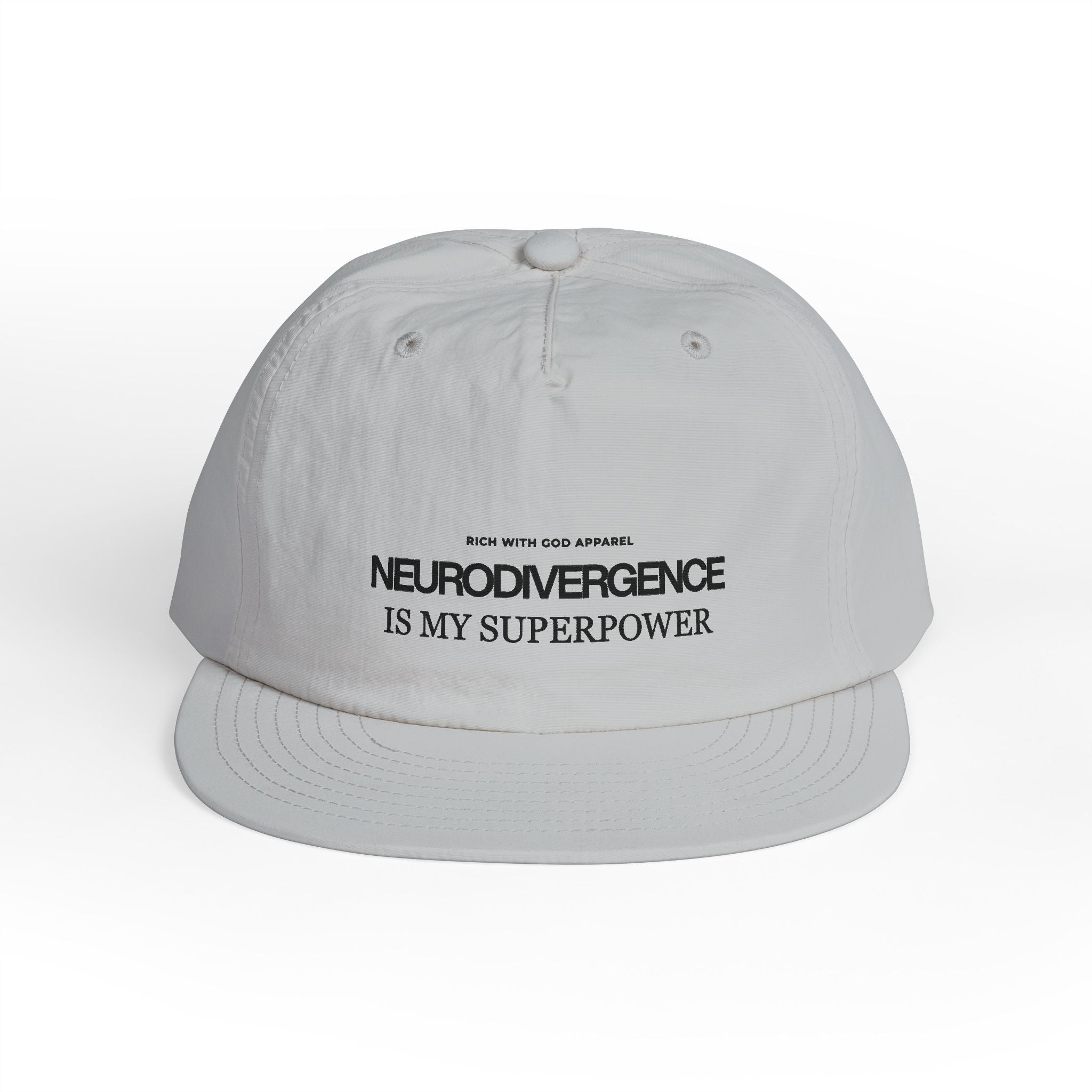 Neurodivergence is My Superpower Surf Cap Snapback