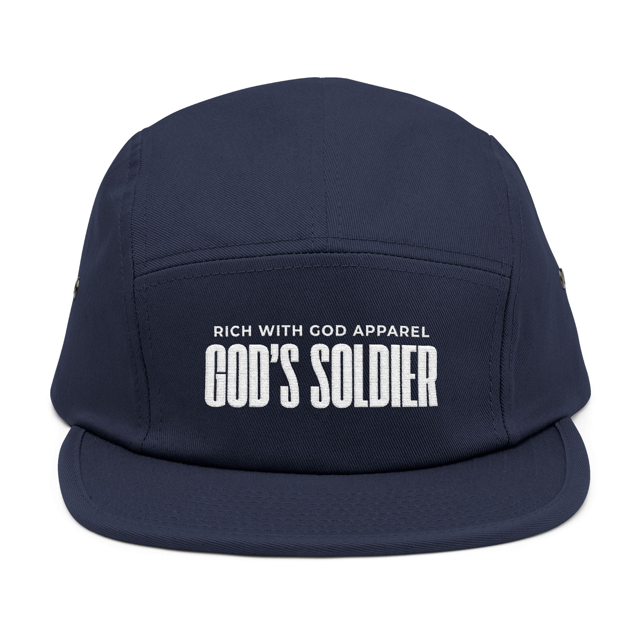 God's Soldier 5 Panel Cap (Embroidery)
