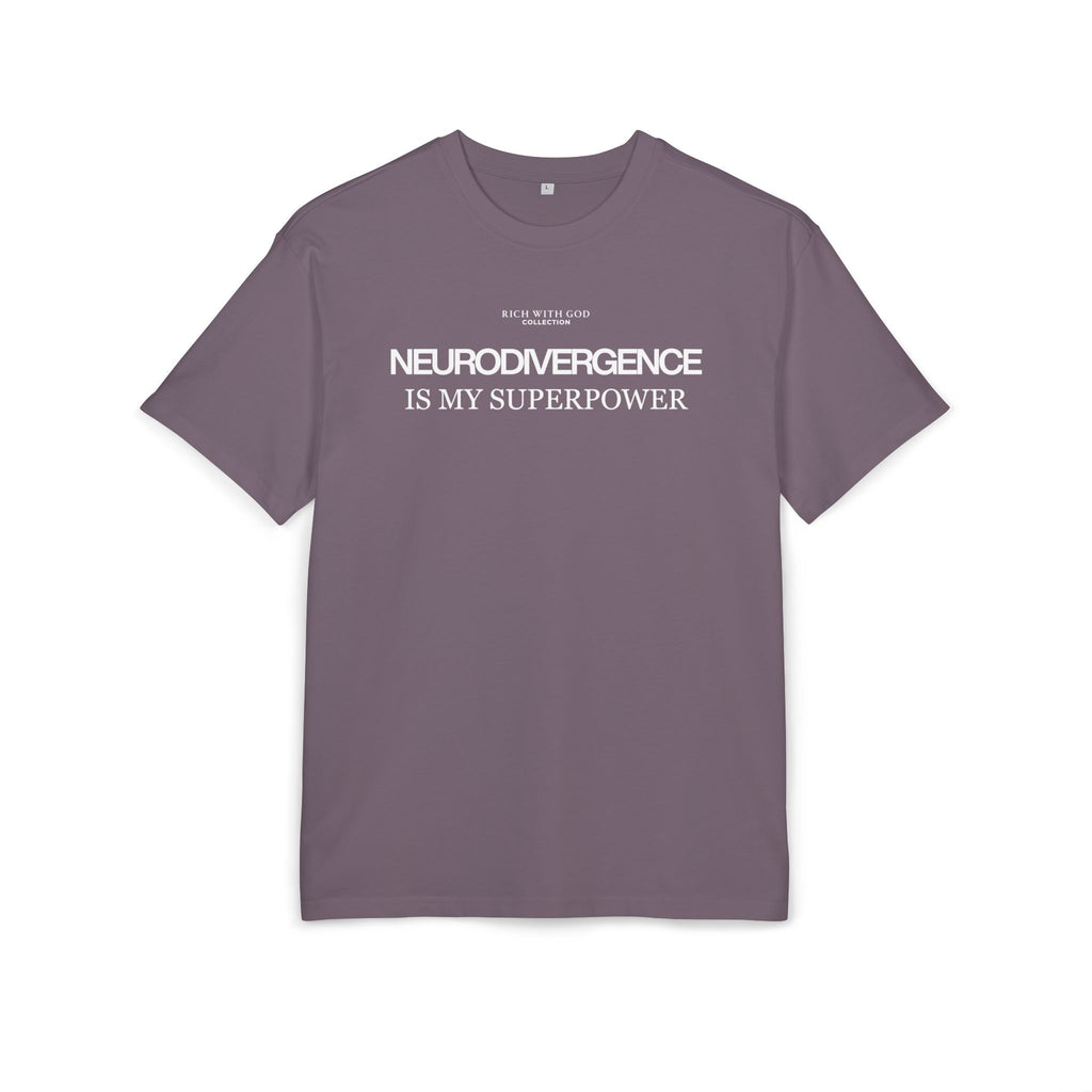 Neurodivergence is My Superpower Oversized Graphic Tee