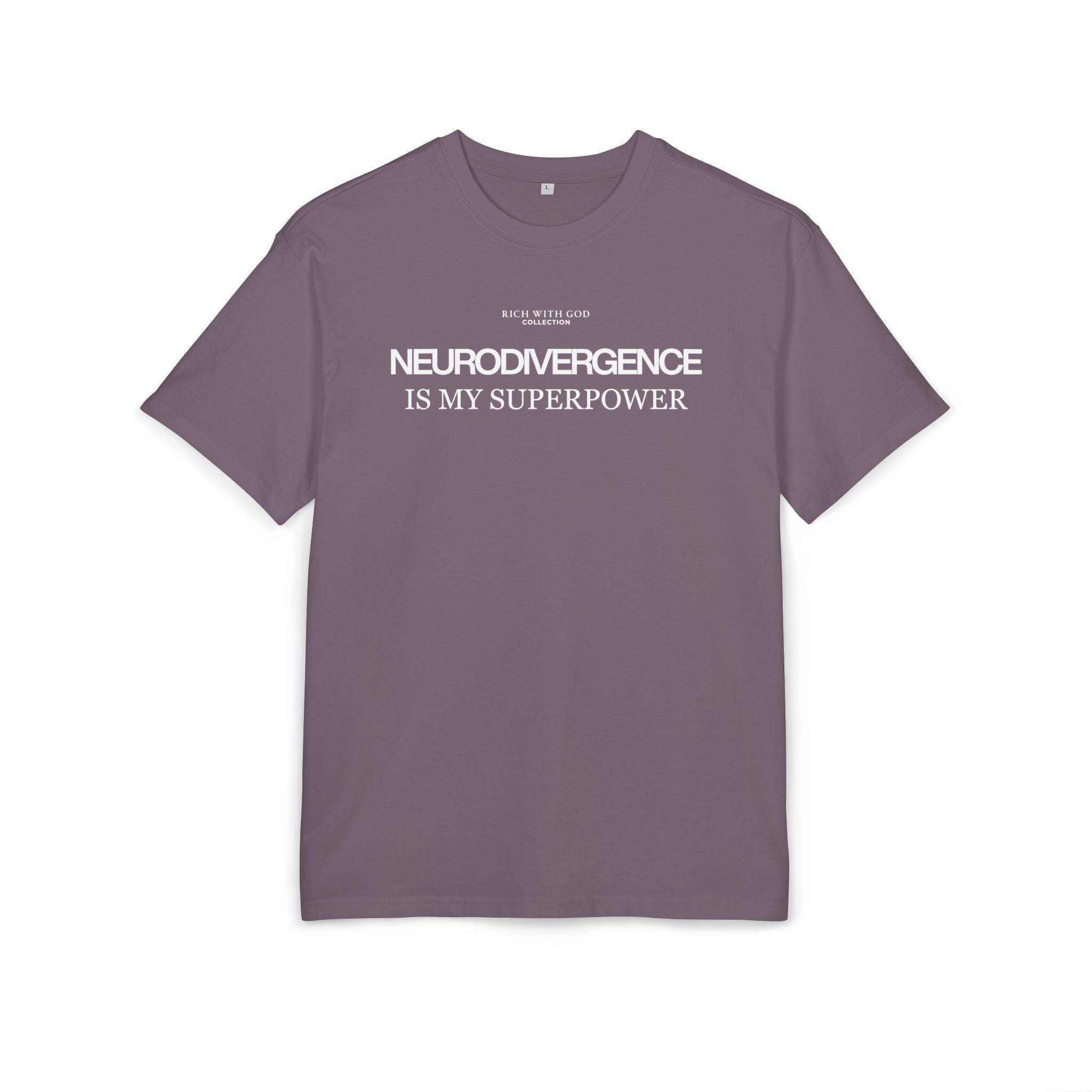 Neurodivergence is My Superpower Oversized Graphic Tee