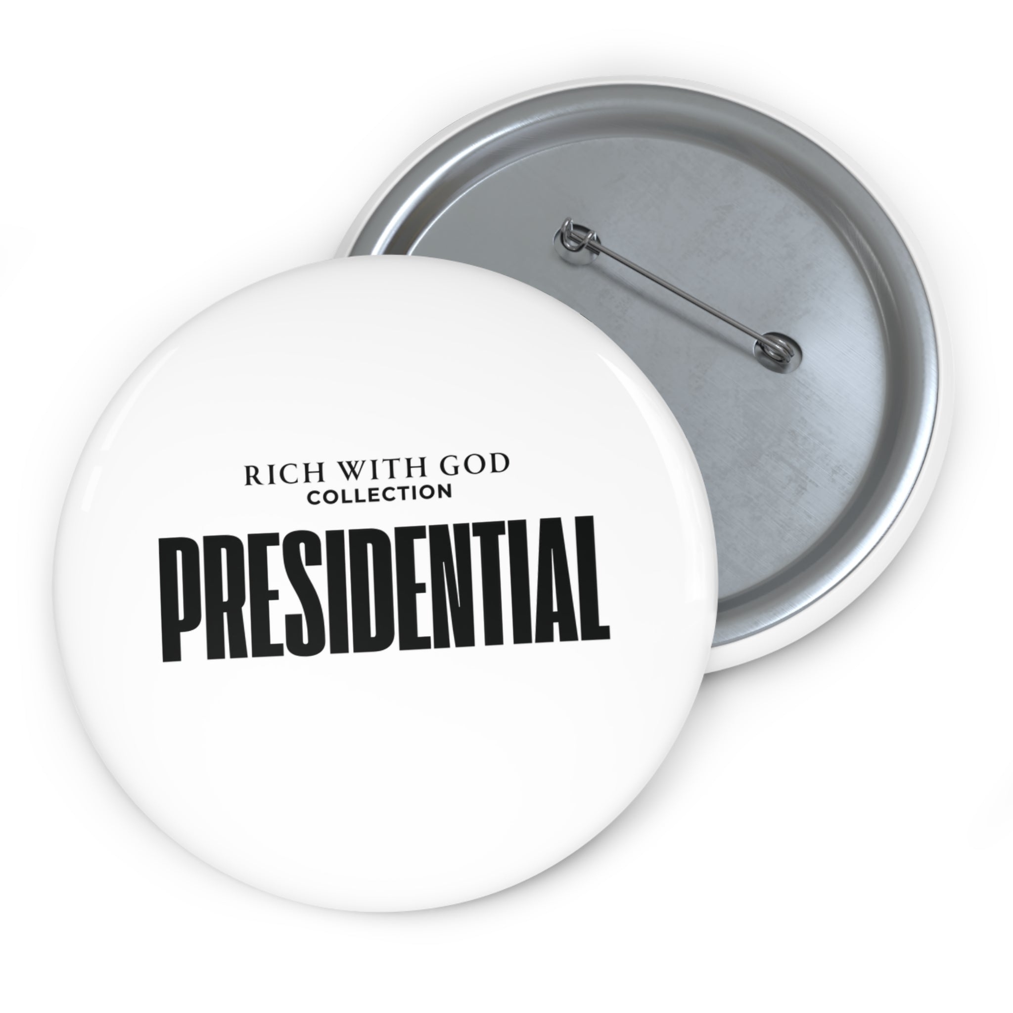 "Presidential" Pin Button