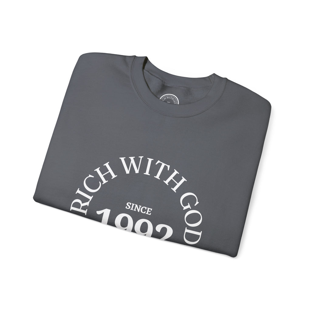 Rich With God Original Crewneck — God Provides Edition
