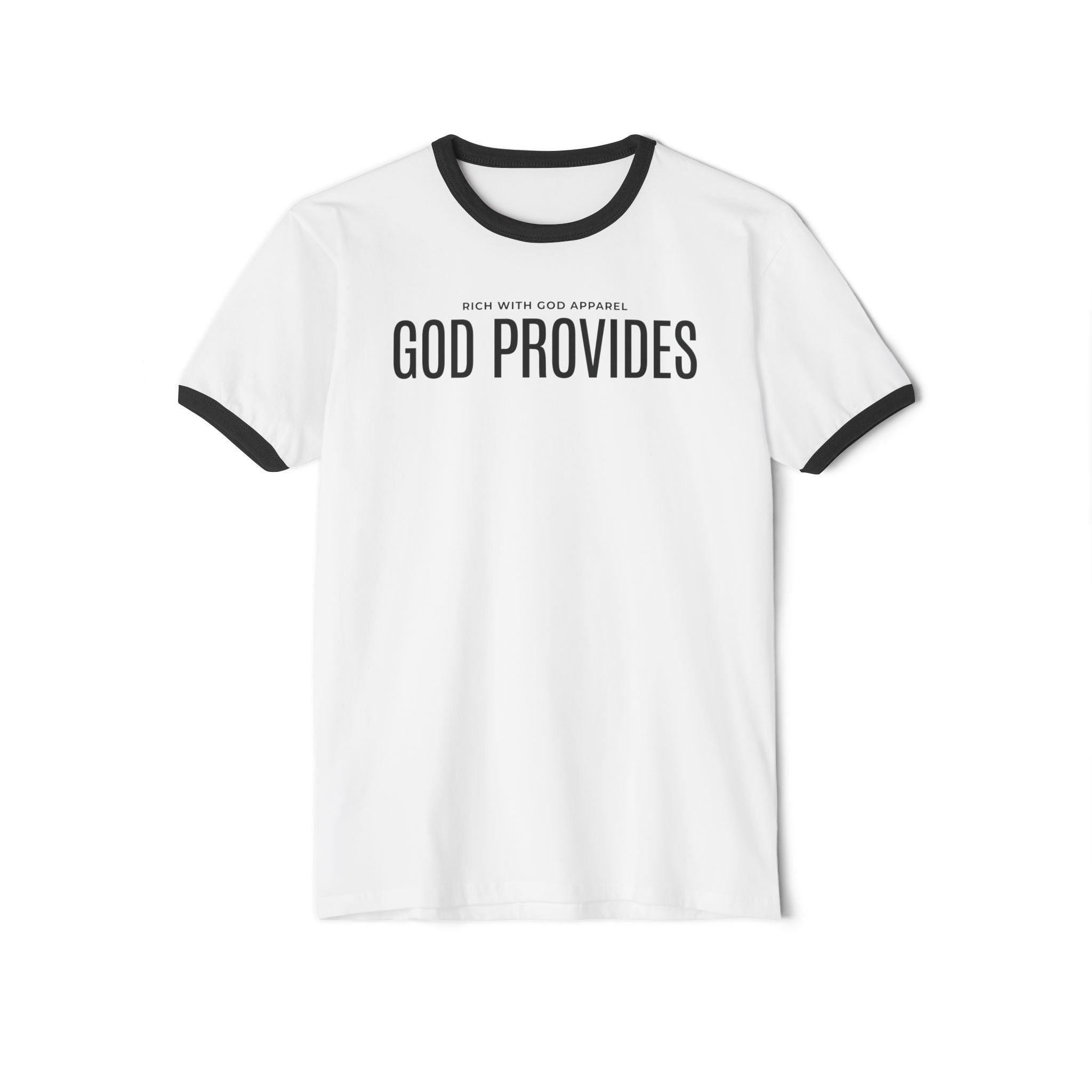 God Provides Unisex Cotton Ringer T-Shirt