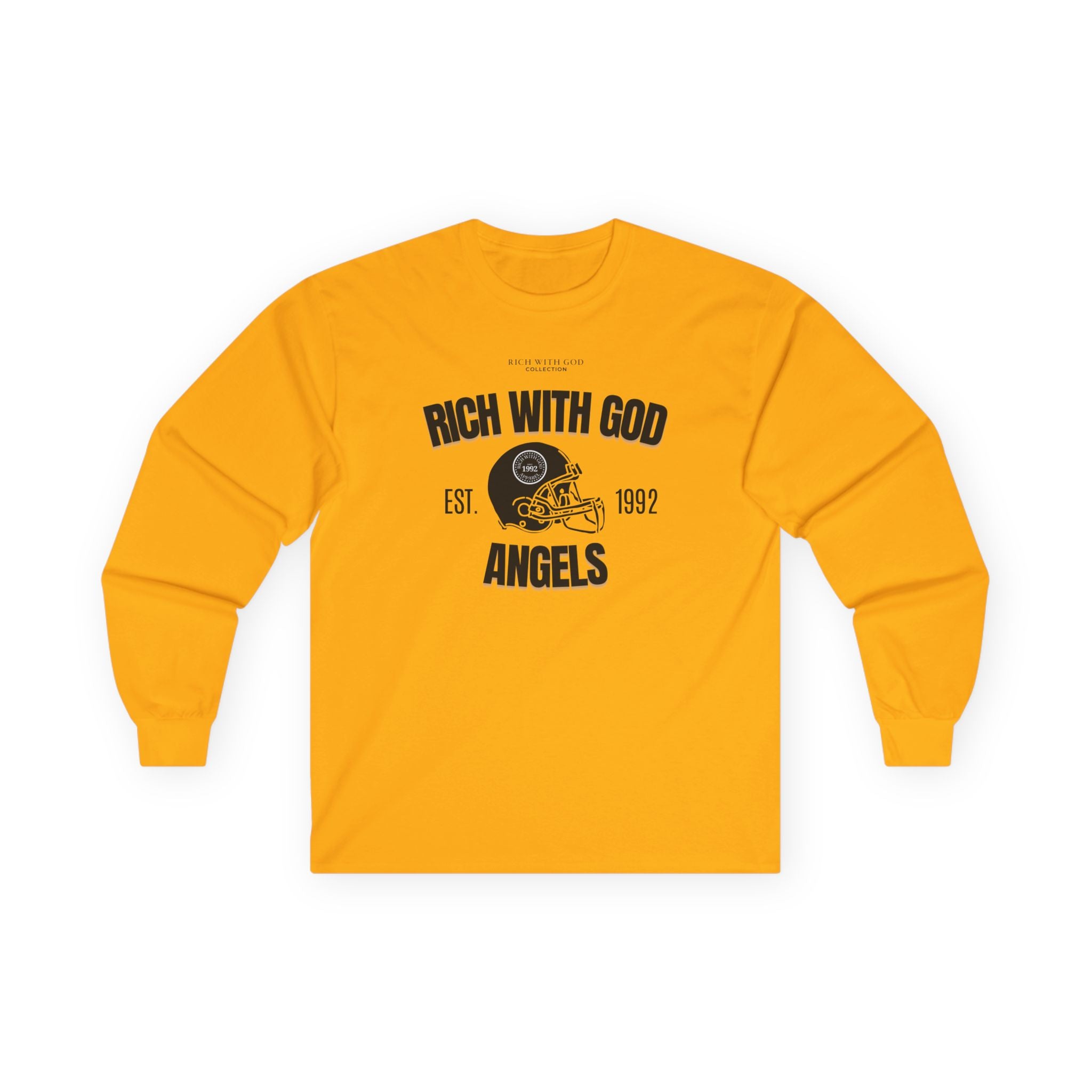 Rich With God Angels Long Sleeve Tee