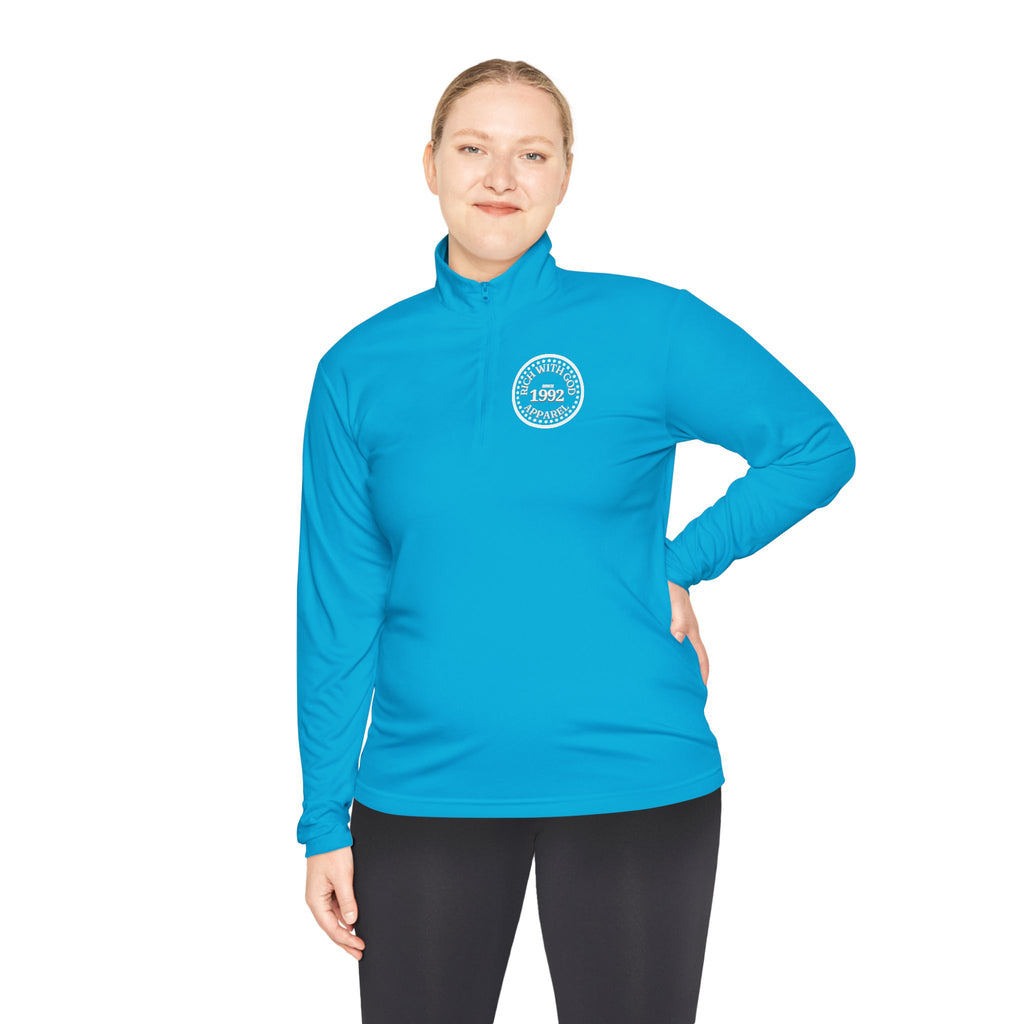 Rich With God Unisex Quarter-Zip Pullover