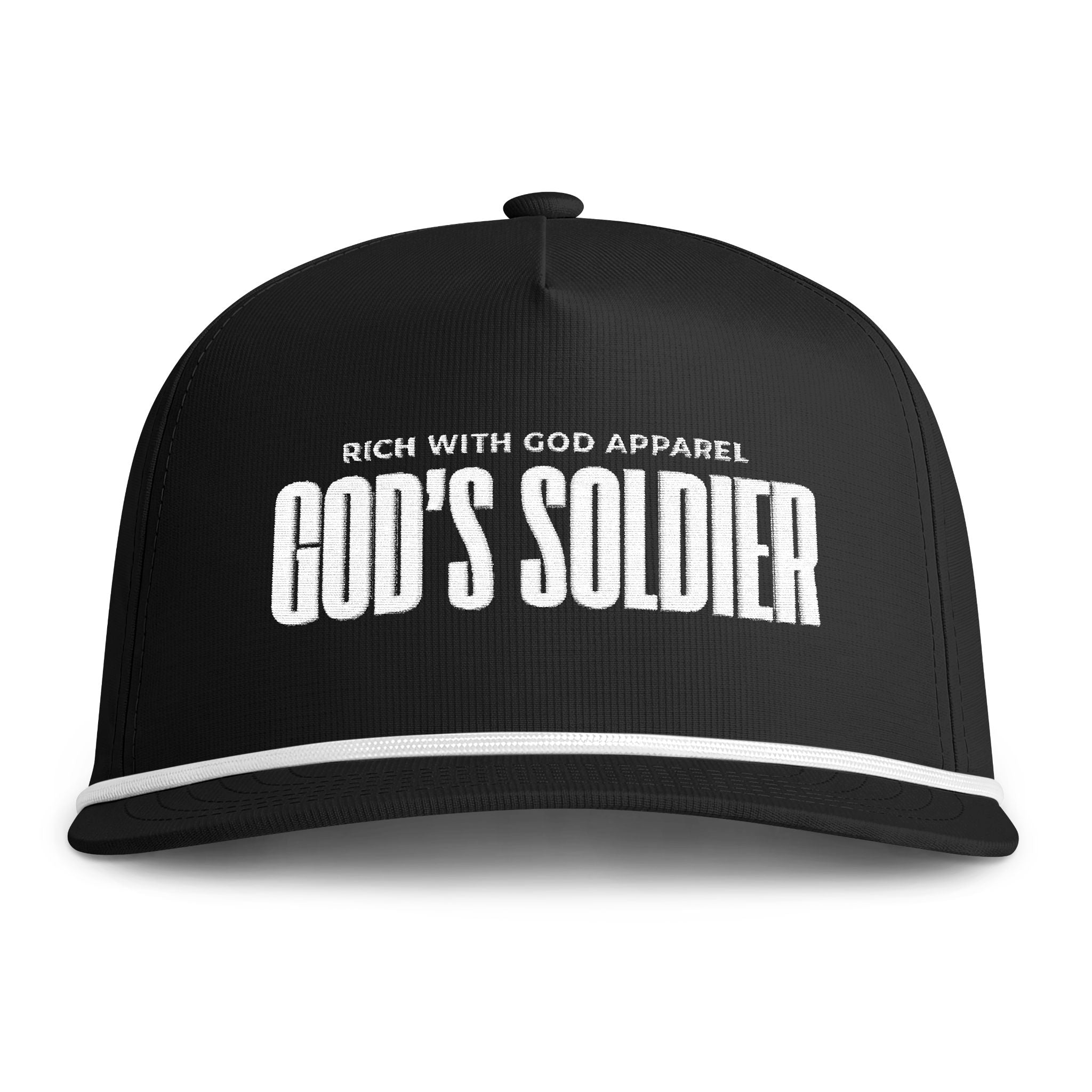 God's Soldier Sunwashed Rope Cap