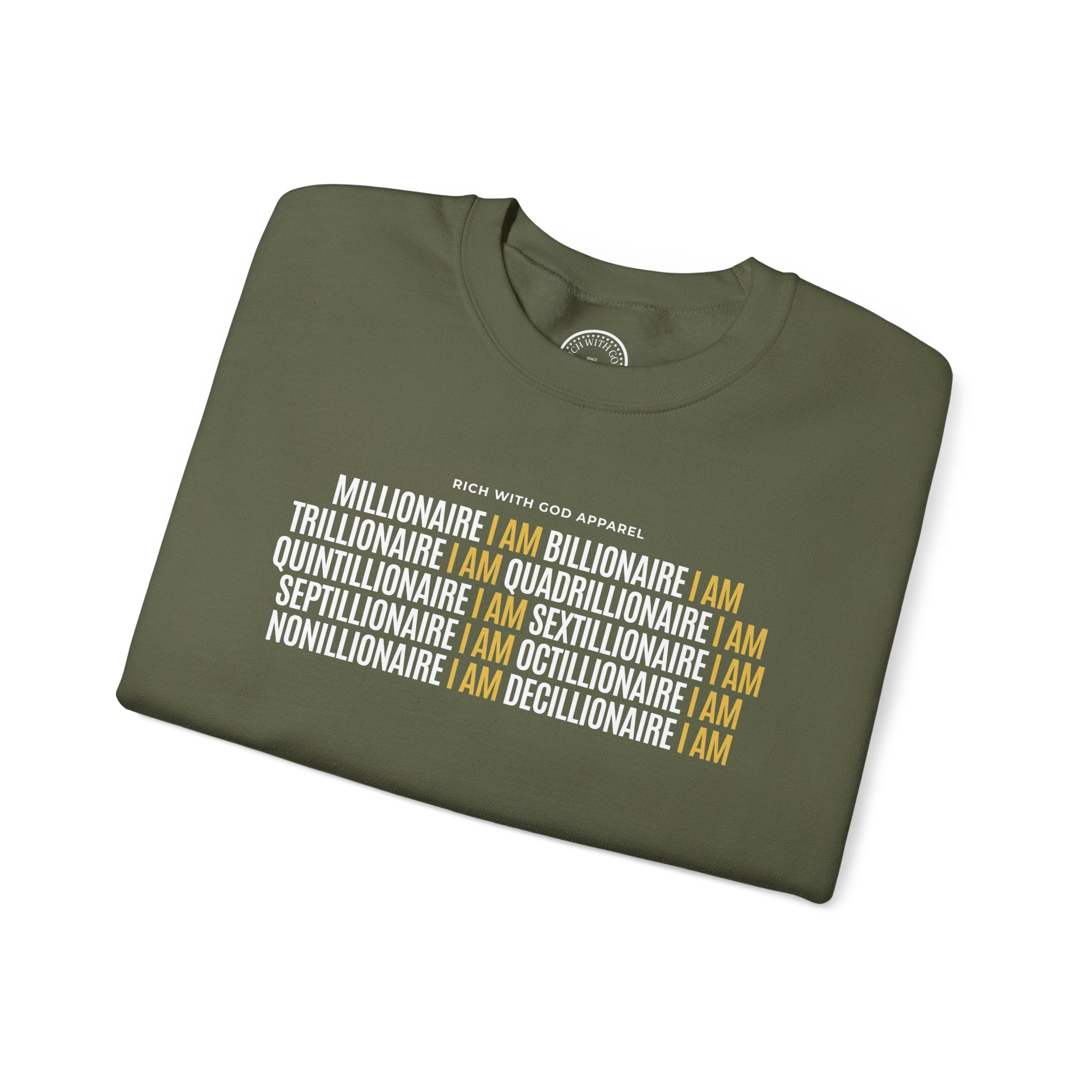 Millionaire I Am Billionaire I Am Crewneck Sweatshirt