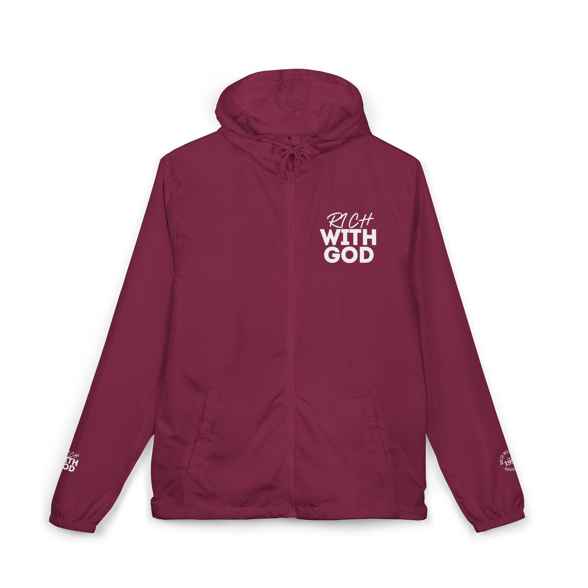 Rich With God Windbreaker Jacket