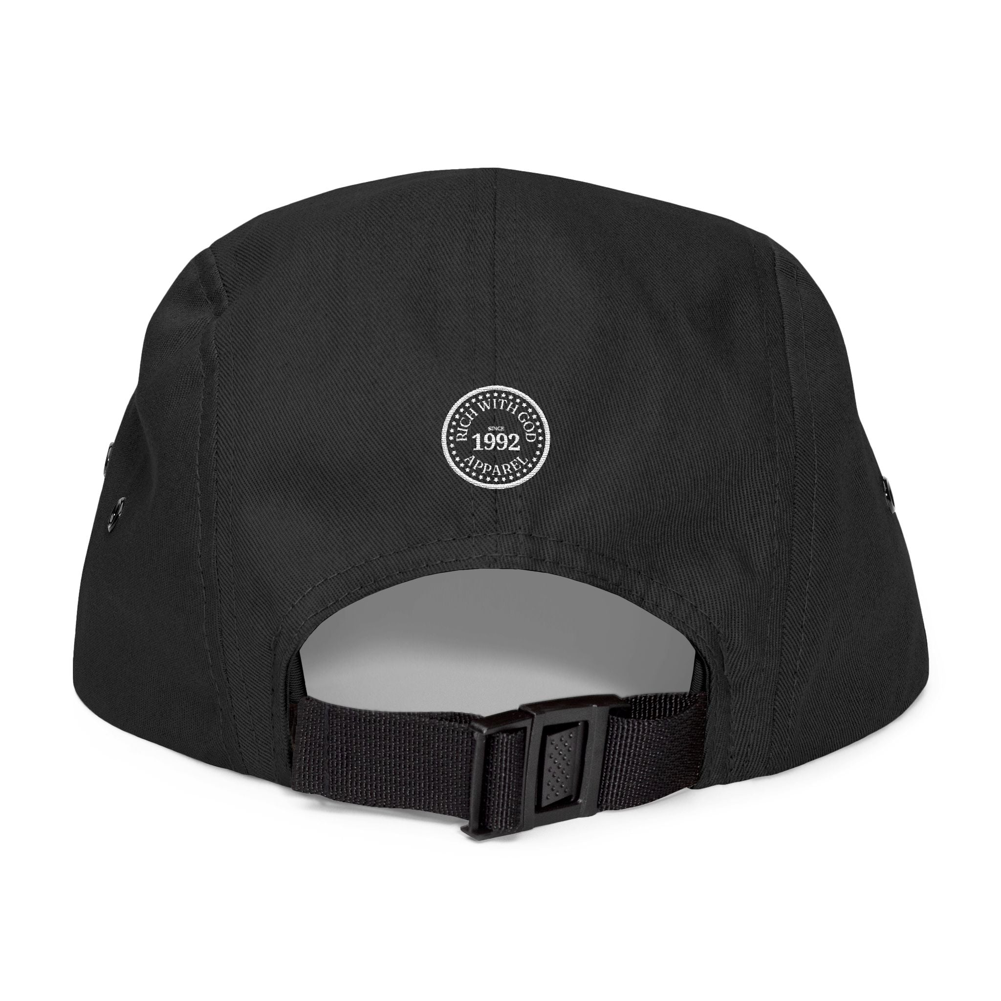 Rich With God 5 Panel Cap (Embroidery)