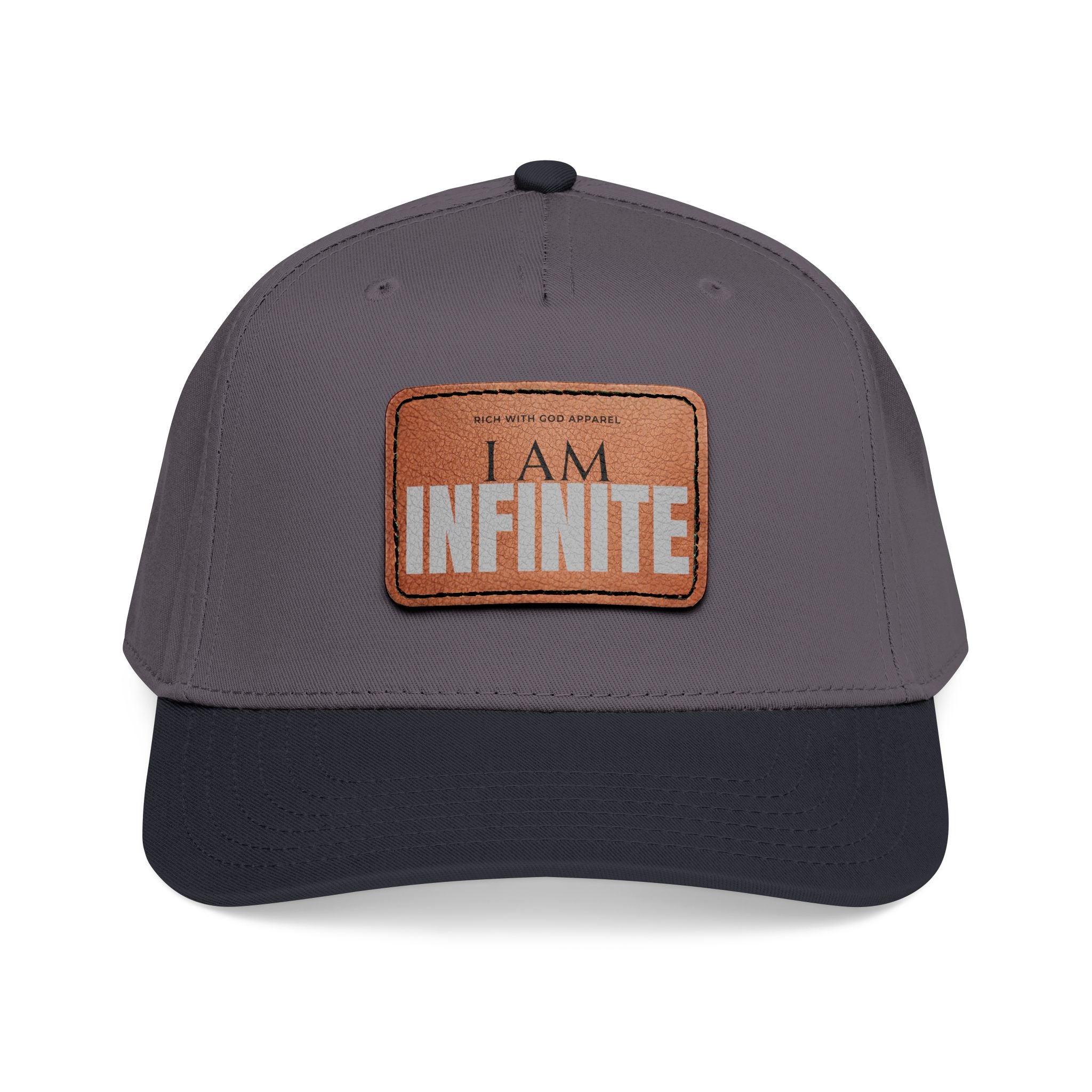 I AM INFINITE Leather Patch Baseball Cap