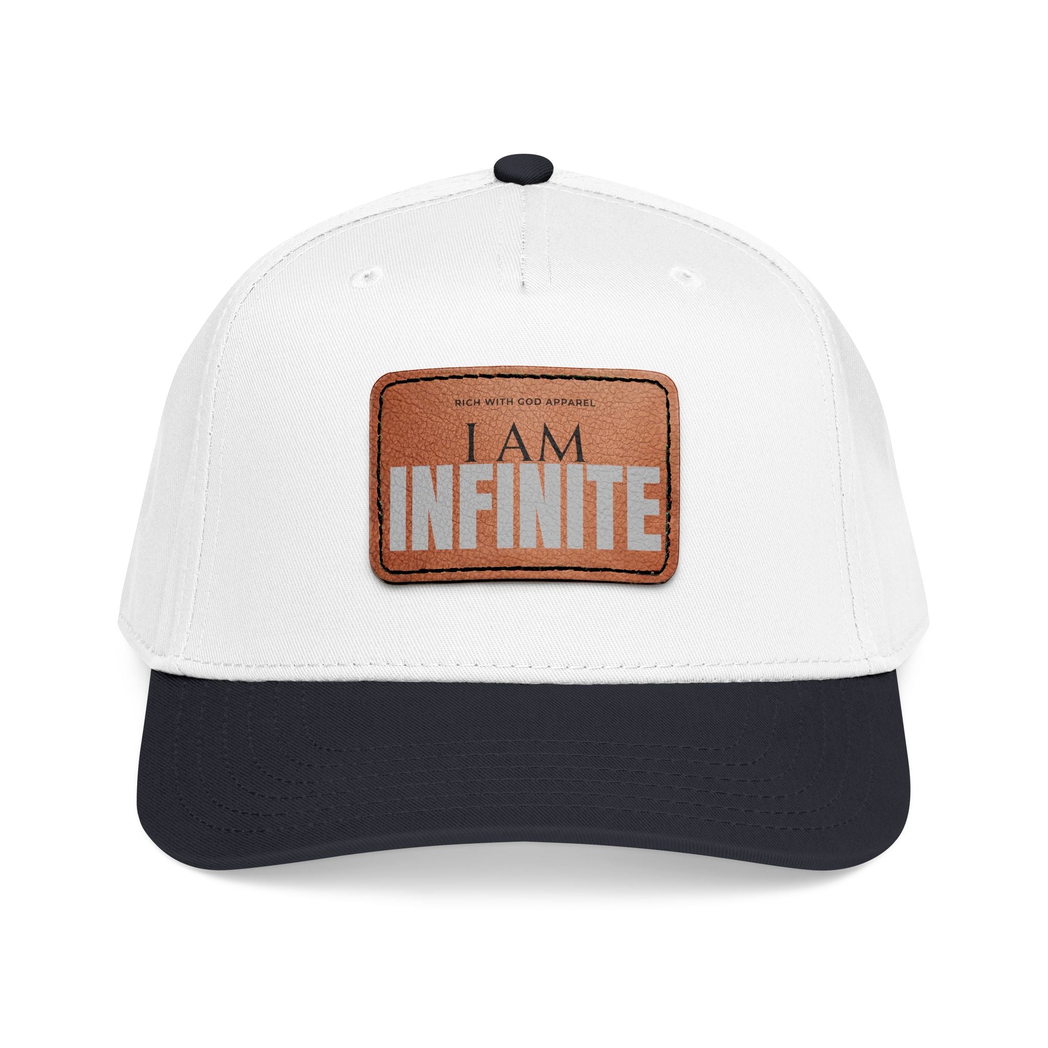 I AM INFINITE Leather Patch Baseball Cap