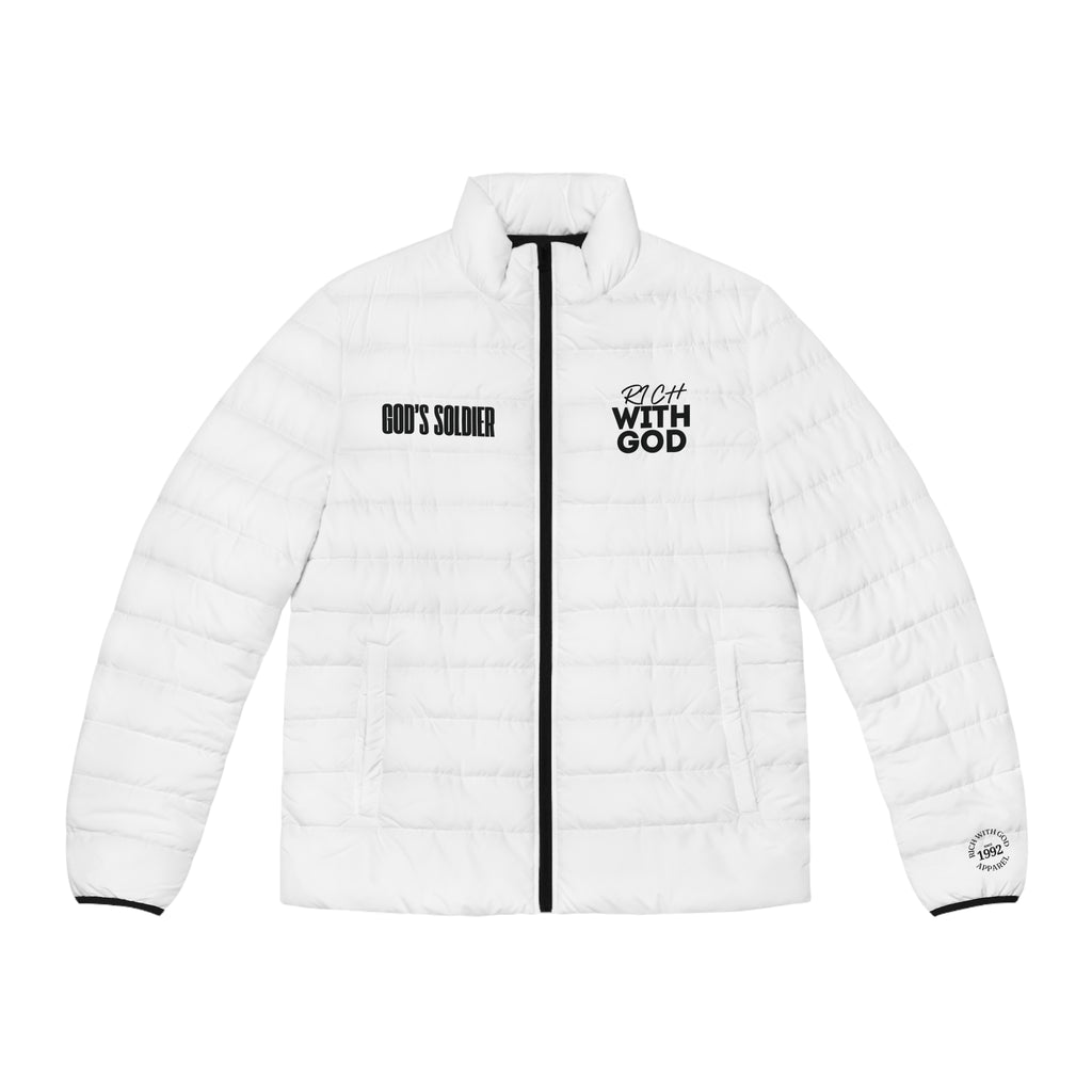 Rich With God Men's Puffer Jacket