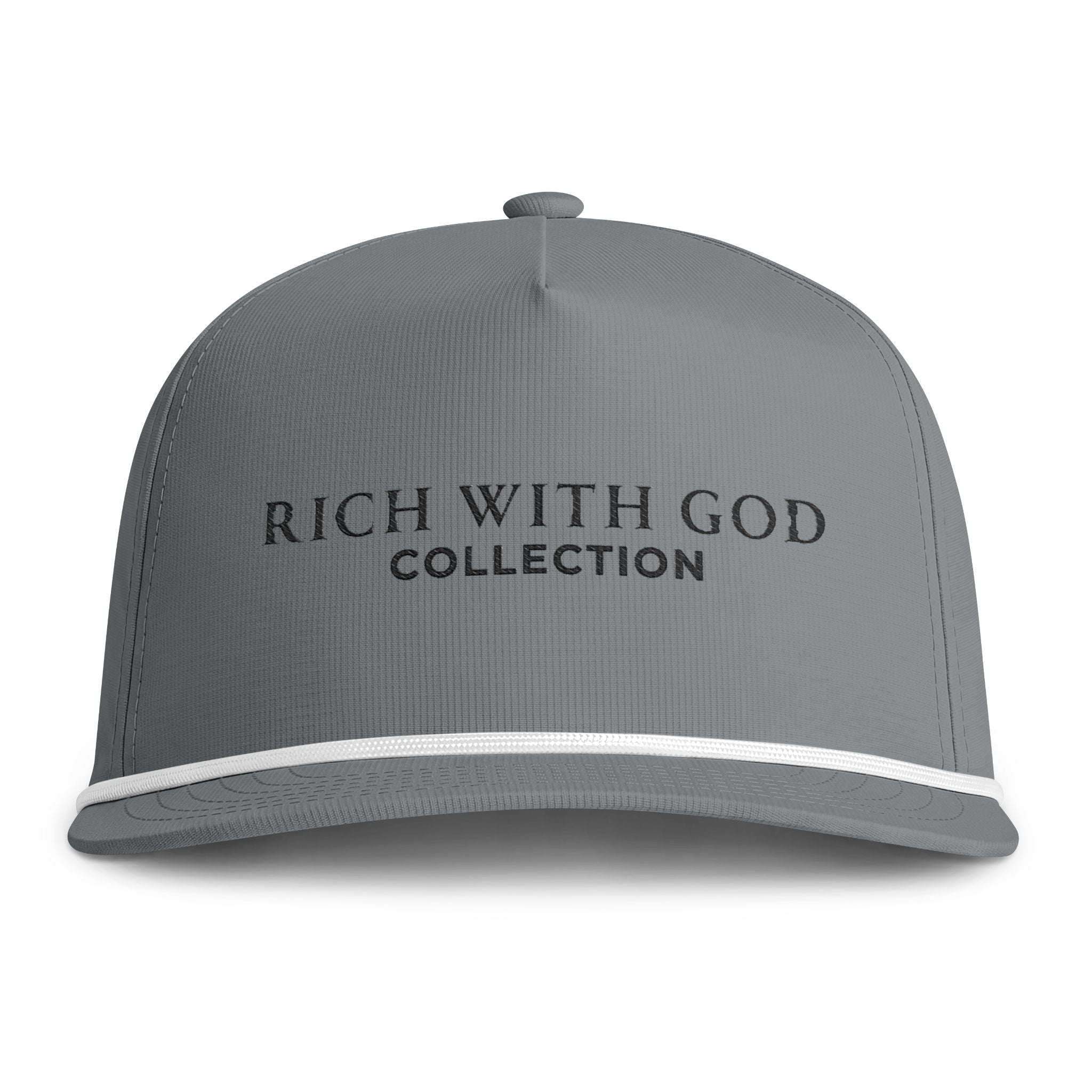 Rich With God Collection Sunwashed Rope Cap
