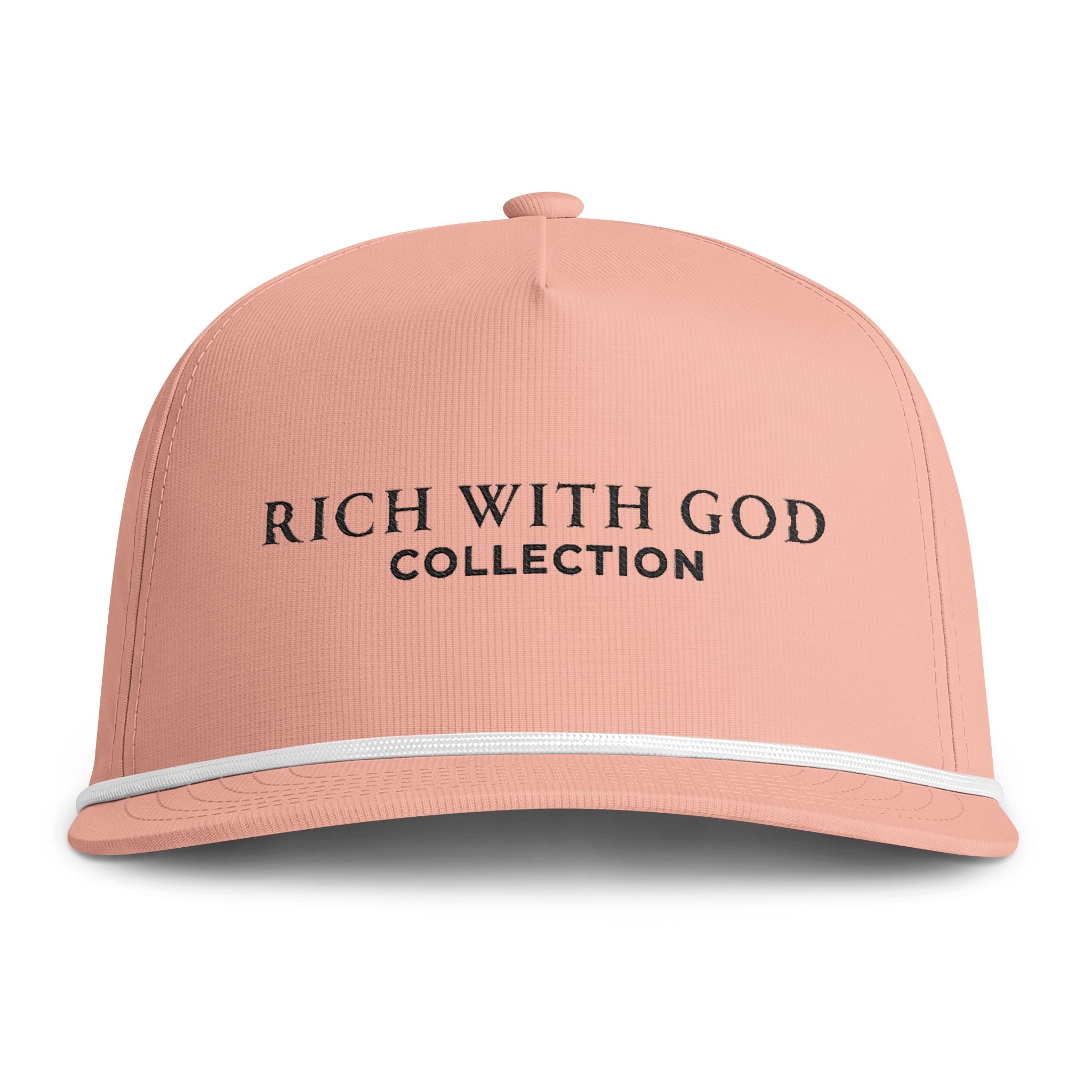 Rich With God Collection Sunwashed Rope Cap