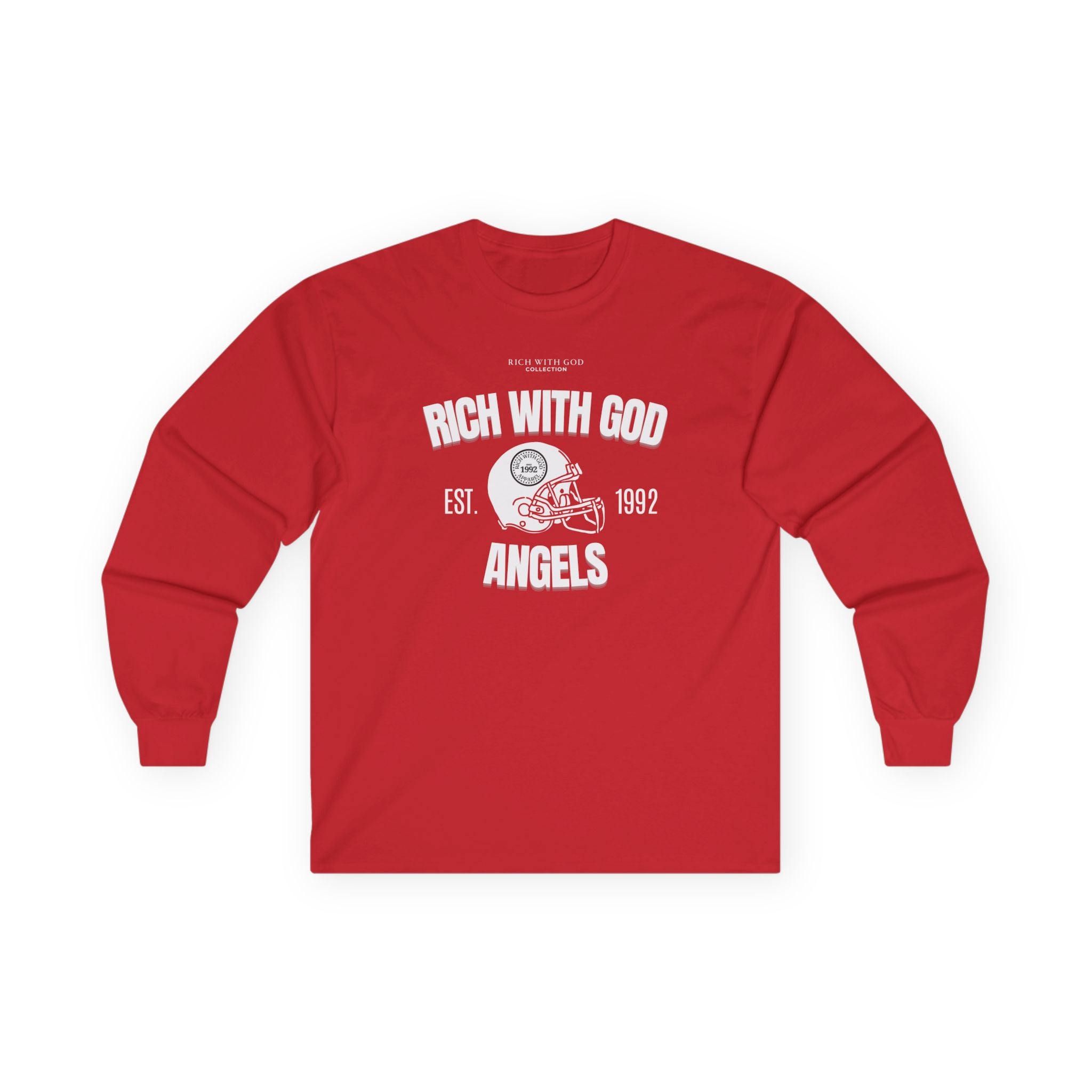 Rich With God Angels Long Sleeve Tee