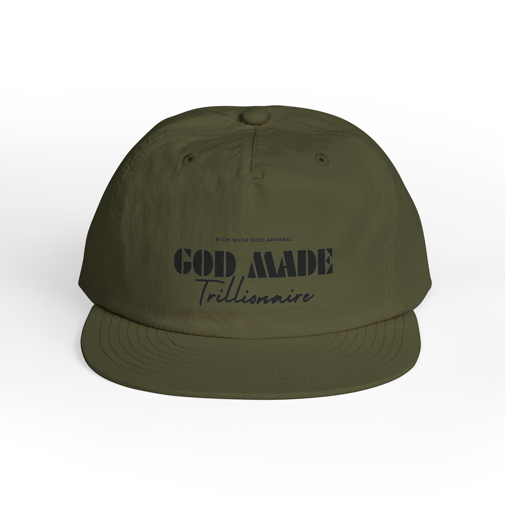 God Made Trillionaire Surf Cap Snapback