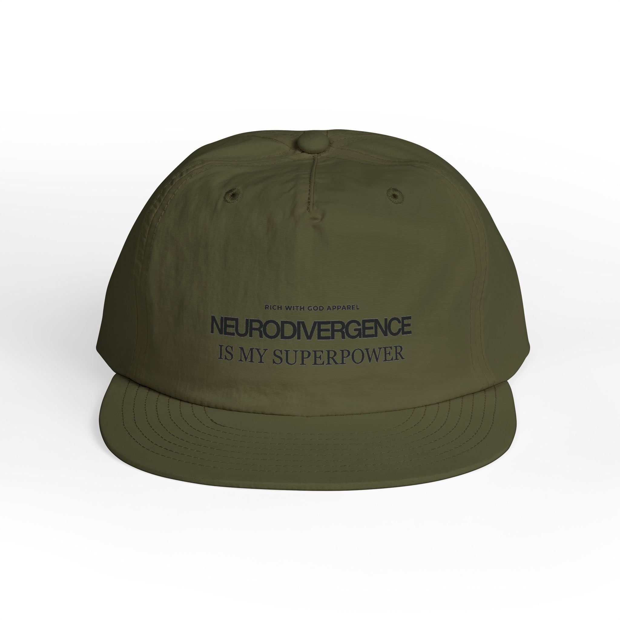 Neurodivergence is My Superpower Surf Cap Snapback