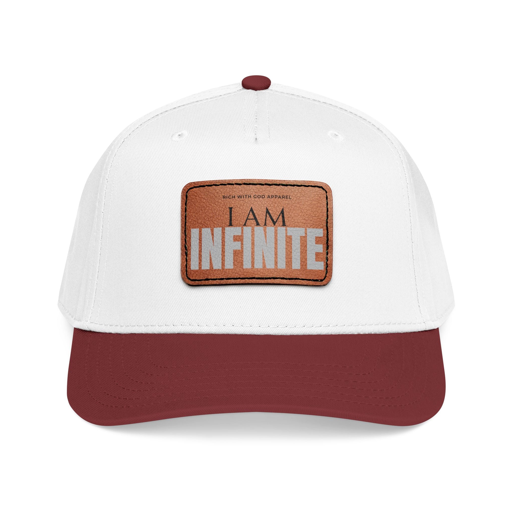 I AM INFINITE Leather Patch Baseball Cap
