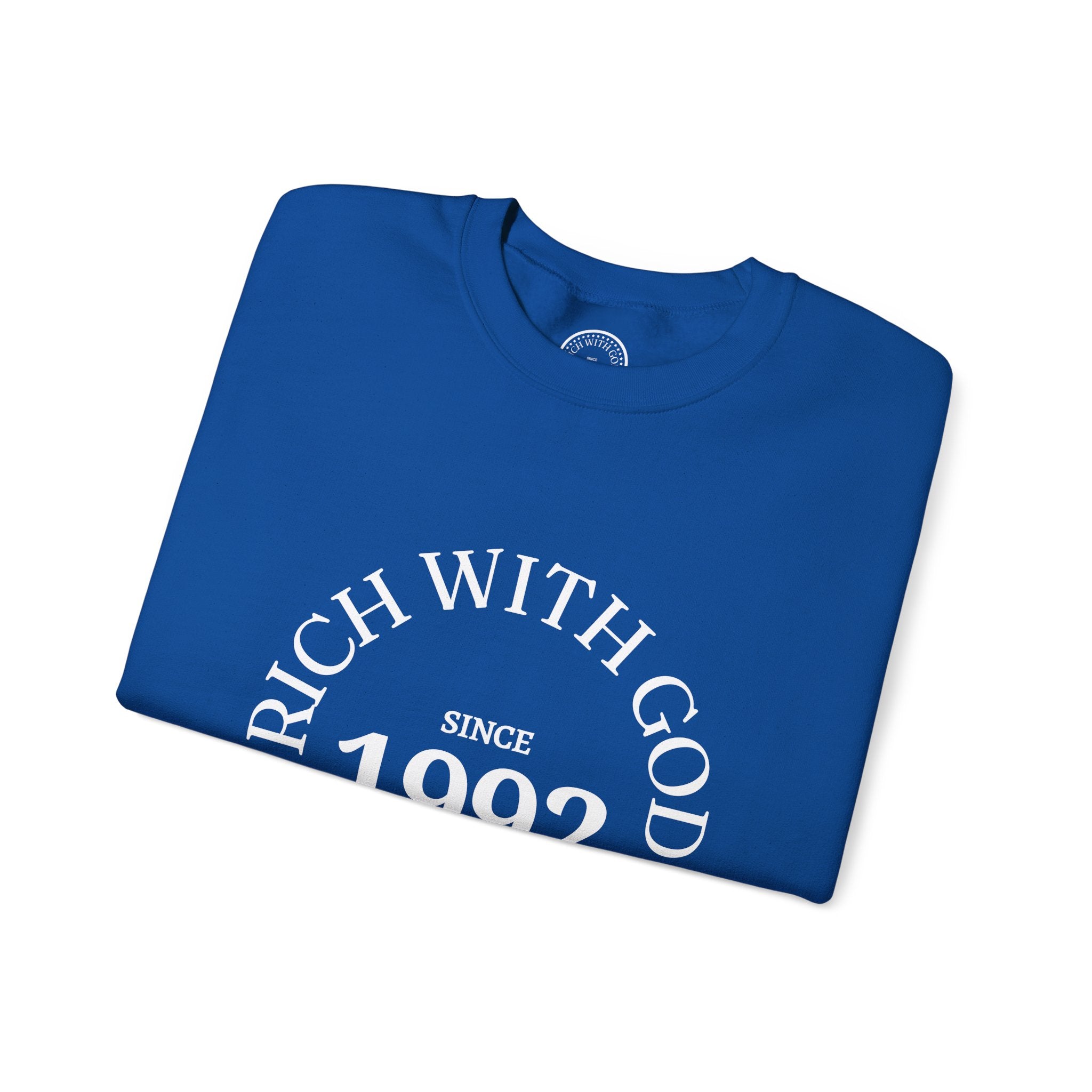 Rich With God Original Crewneck — God Provides Edition