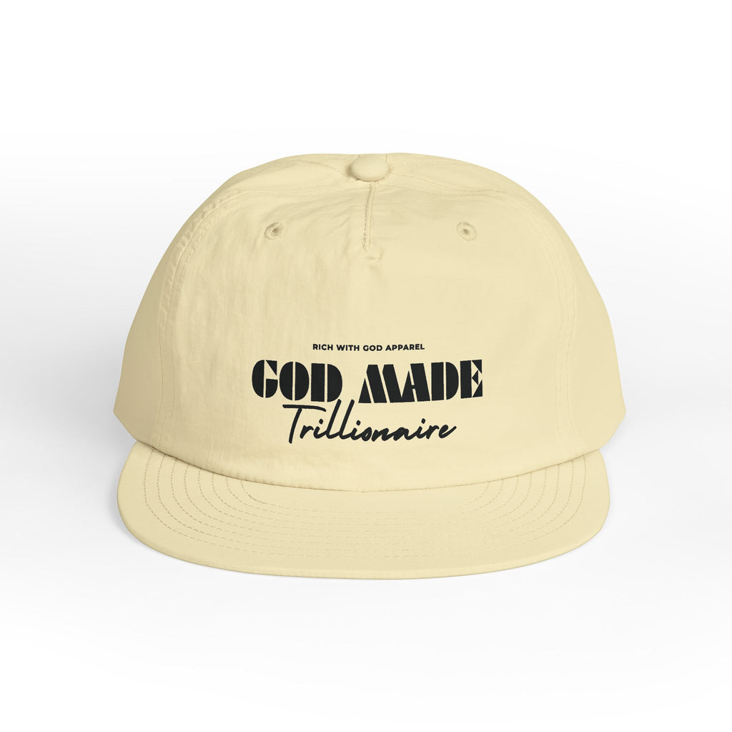 God Made Trillionaire Surf Cap Snapback