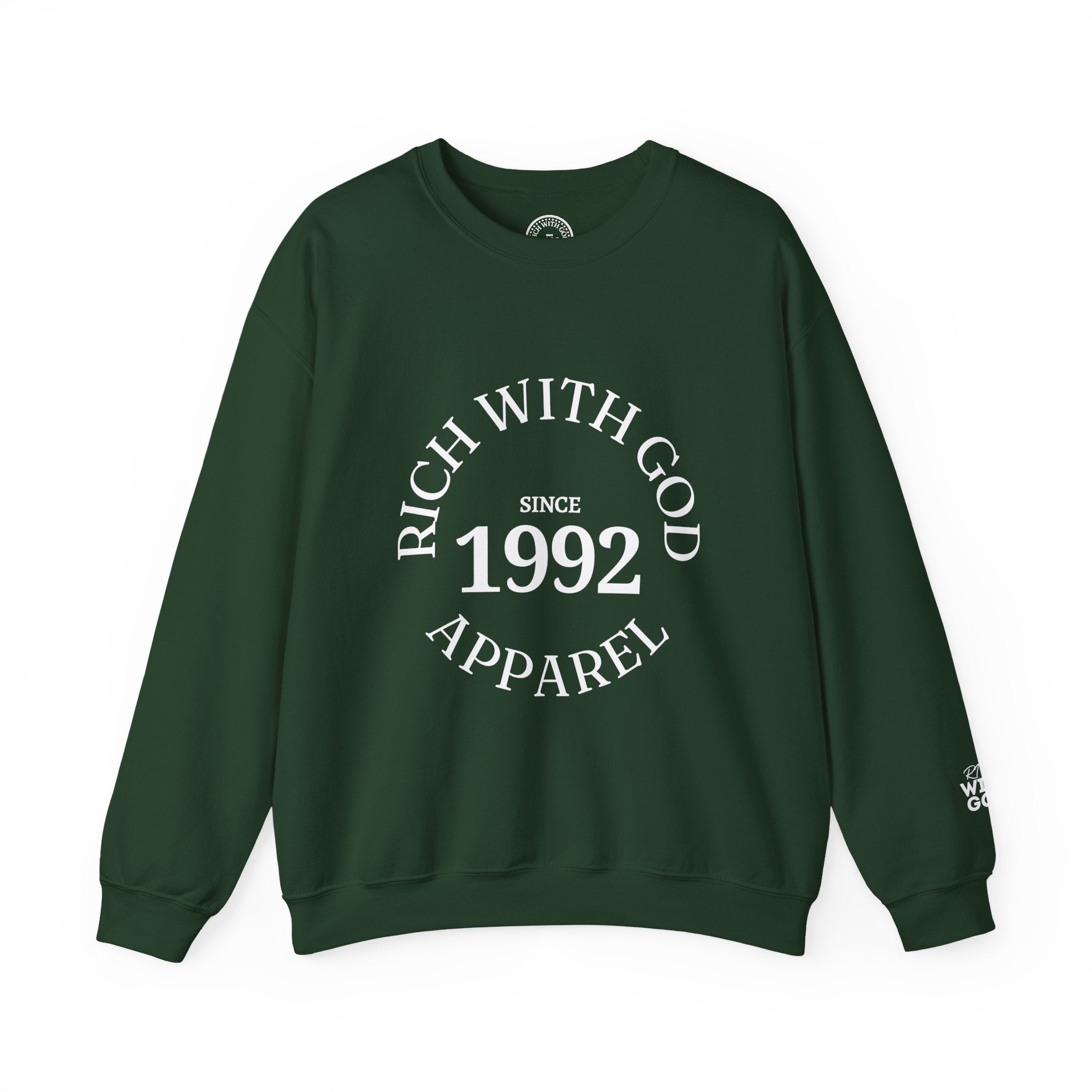 Rich With God Original Crewneck — God Provides Edition