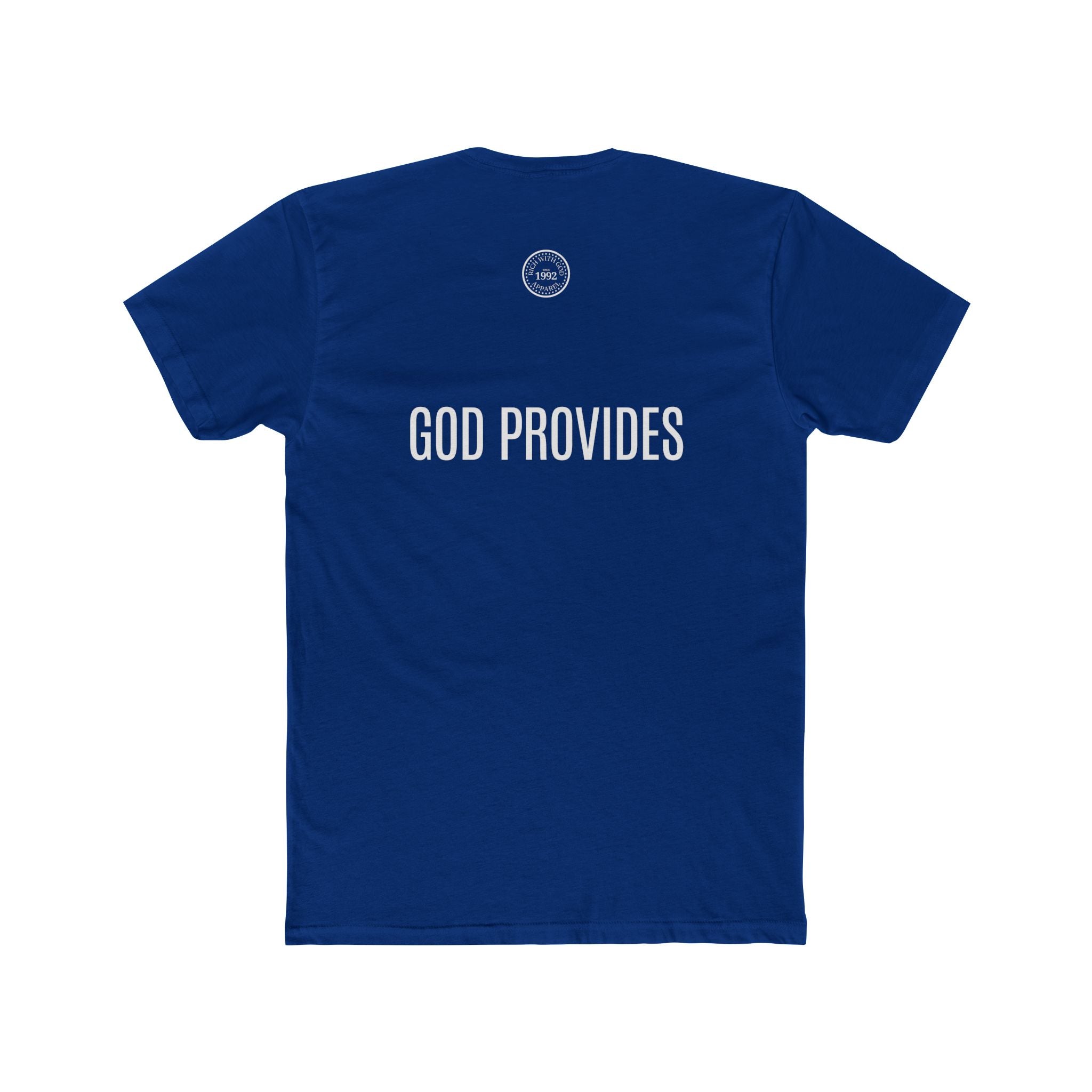 Rich With God Original Crew Tee — God Provides Edition