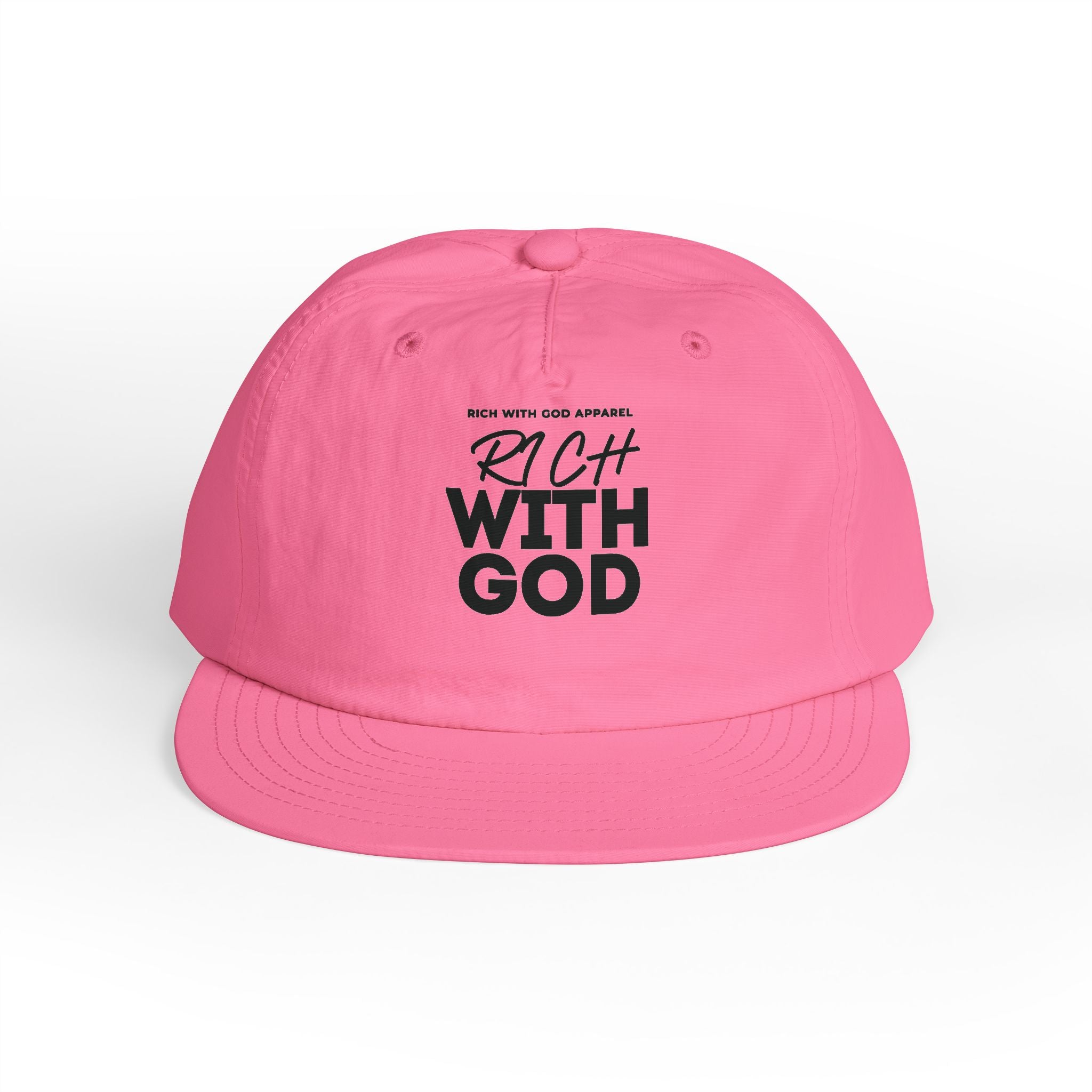 Rich With God Surf Cap Snapback