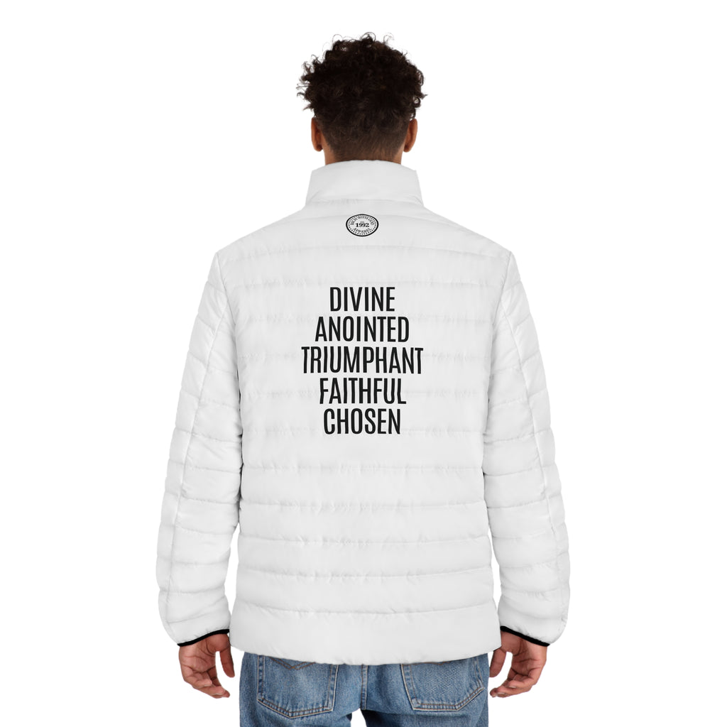 Rich With God Men's Puffer Jacket