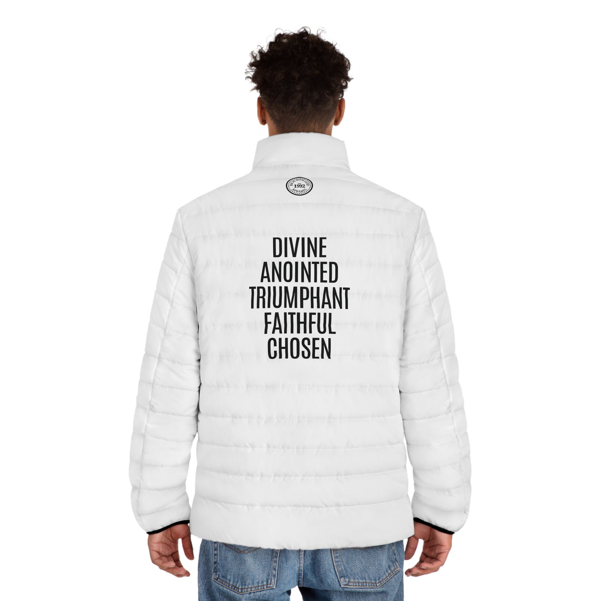 Rich With God Men's Puffer Jacket