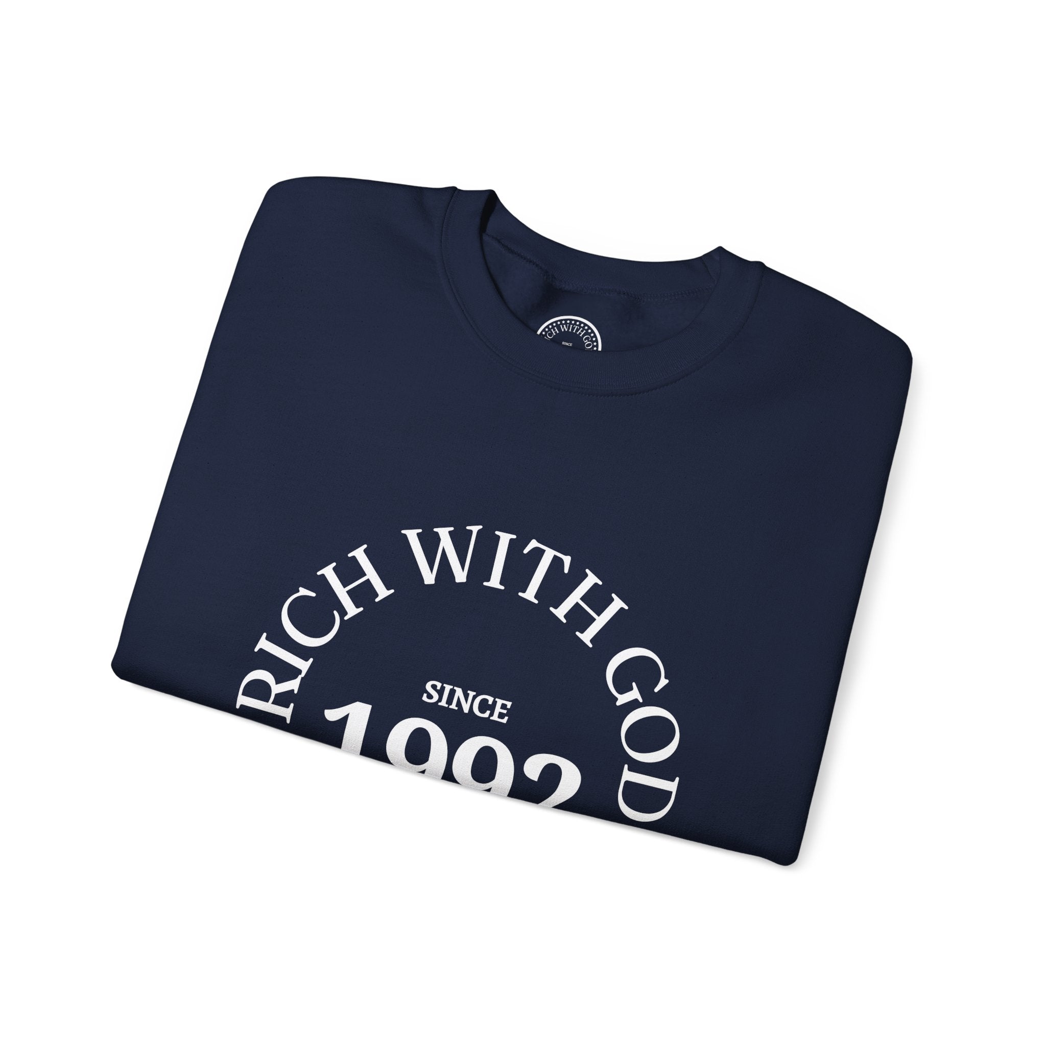 Rich With God Original Crewneck — God Provides Edition