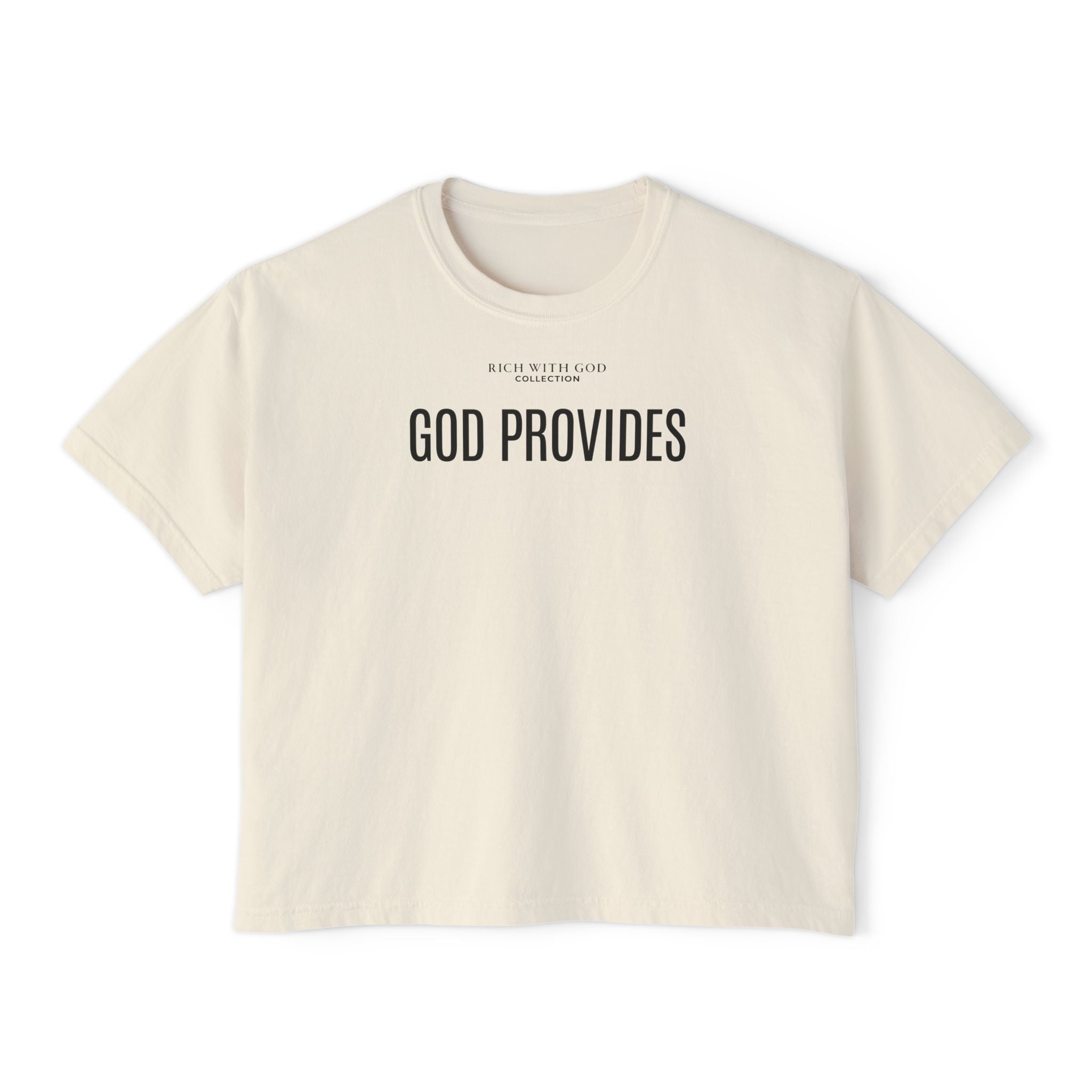 God Provides Women's Boxy Tee