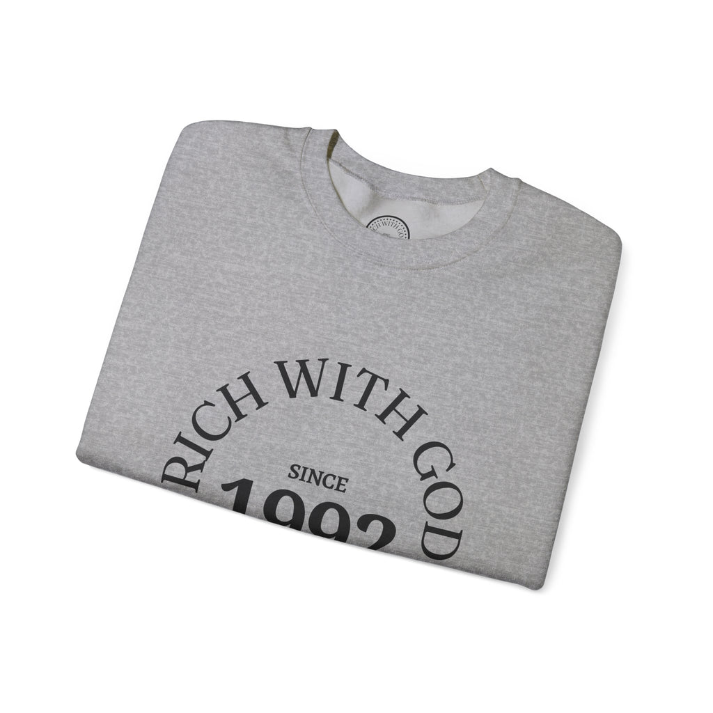 Rich With God Original Crewneck — God Provides Edition