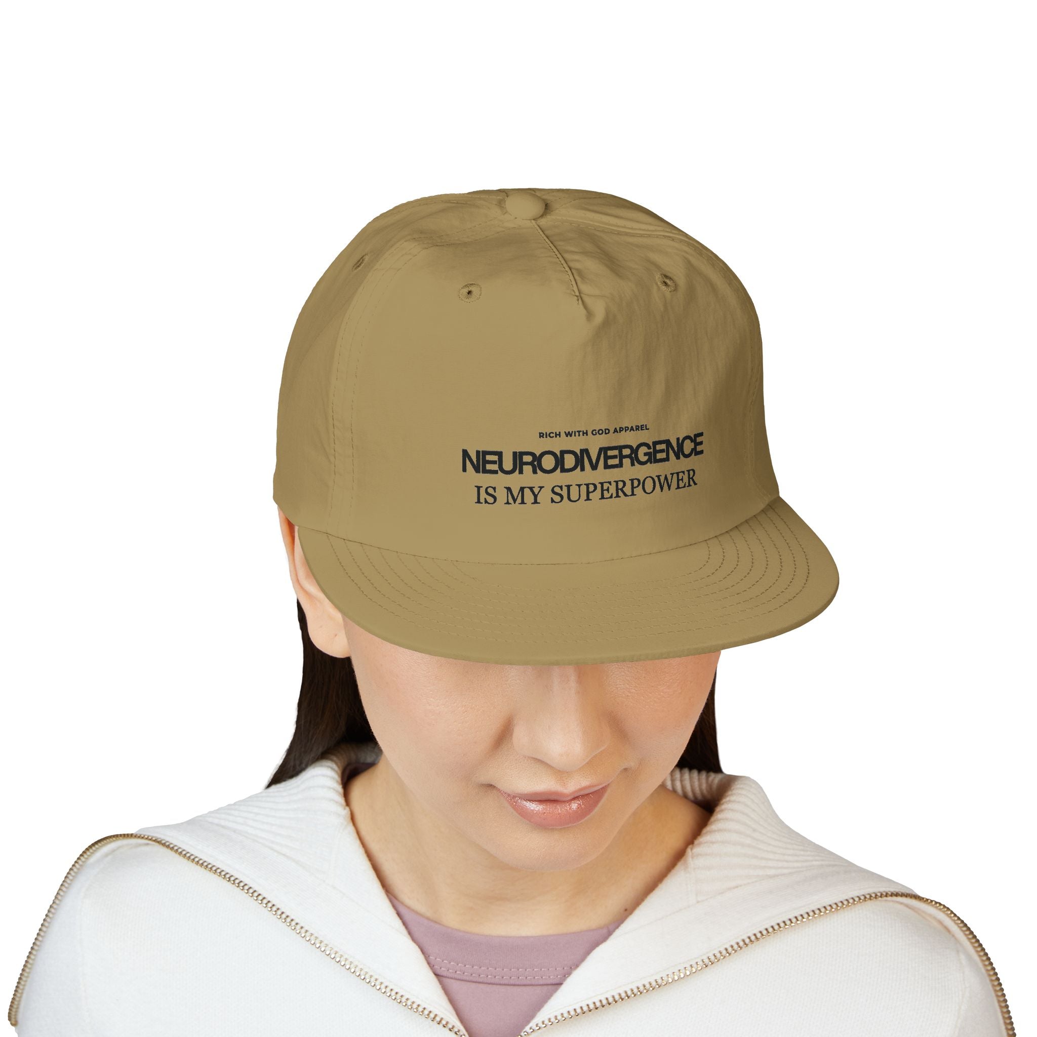 Neurodivergence is My Superpower Surf Cap Snapback