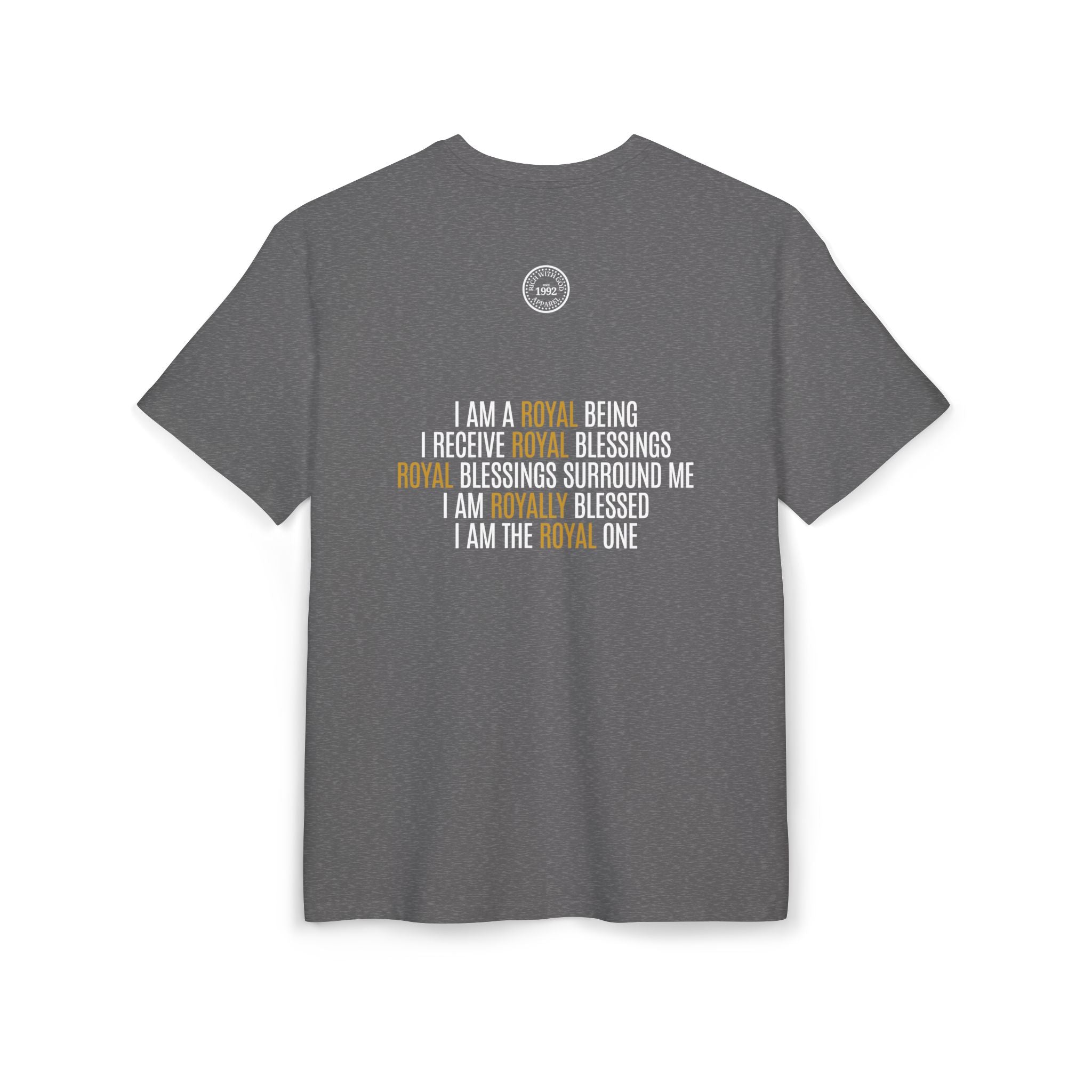 I Am Royalty Oversized Graphic Tee