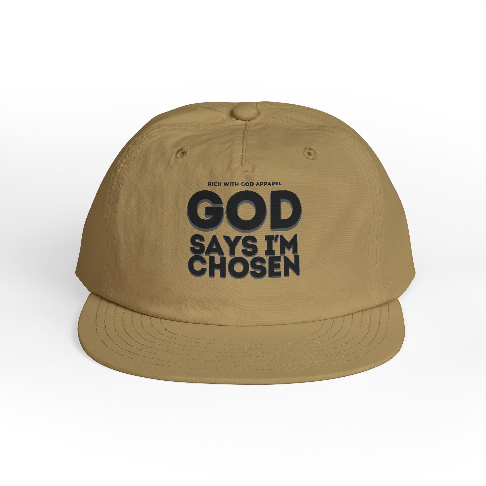 God Says I'm Chosen Surf Cap Snapback