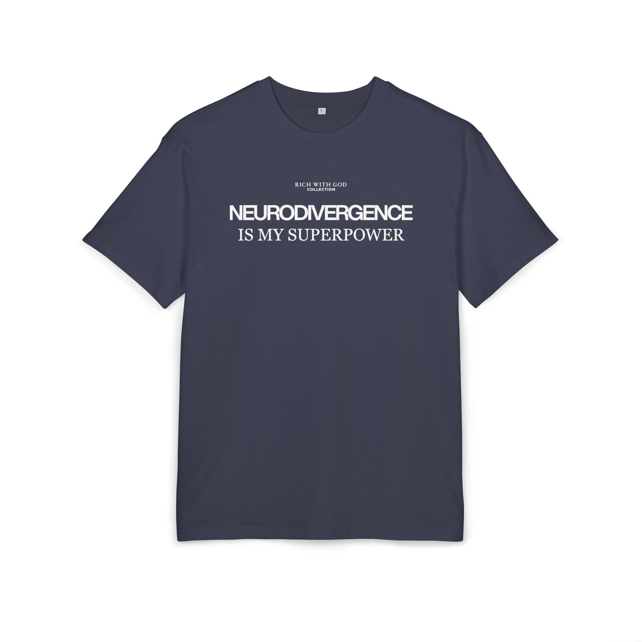 Neurodivergence is My Superpower Oversized Graphic Tee