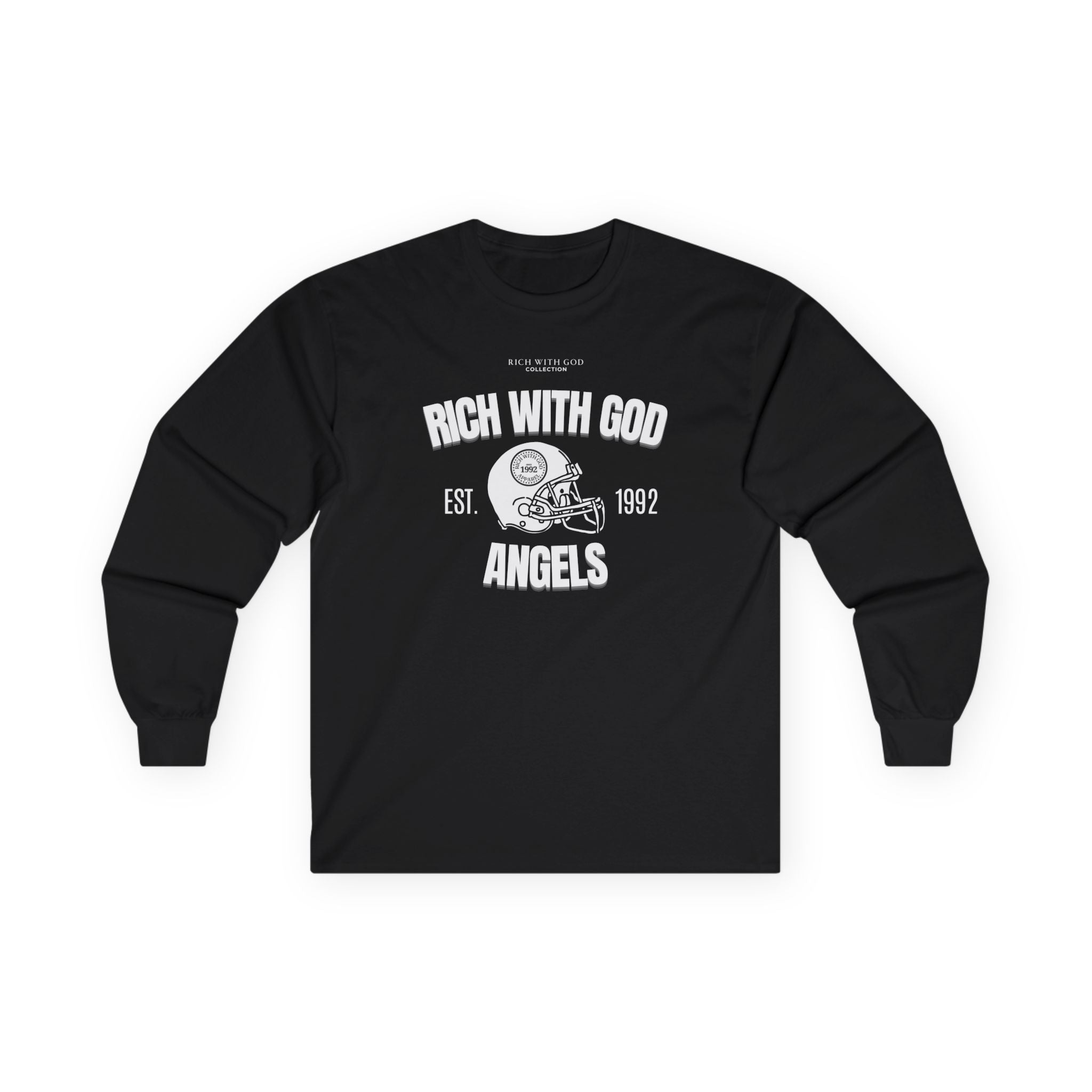 Rich With God Angels Long Sleeve Tee