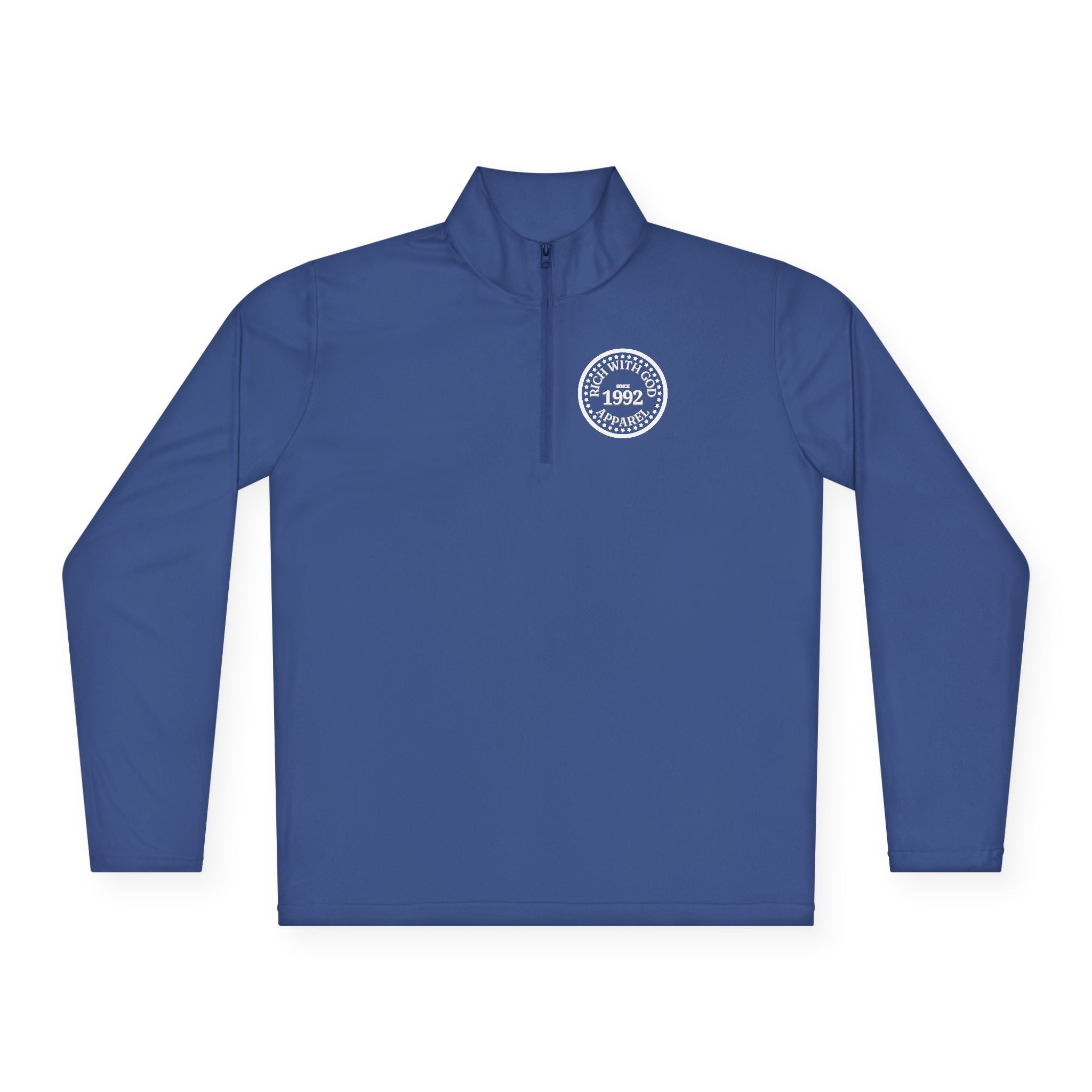 Rich With God Unisex Quarter-Zip Pullover