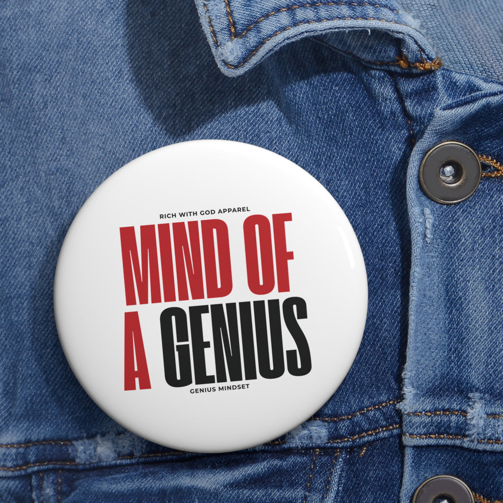 "Mind of a Genius" Pin Button