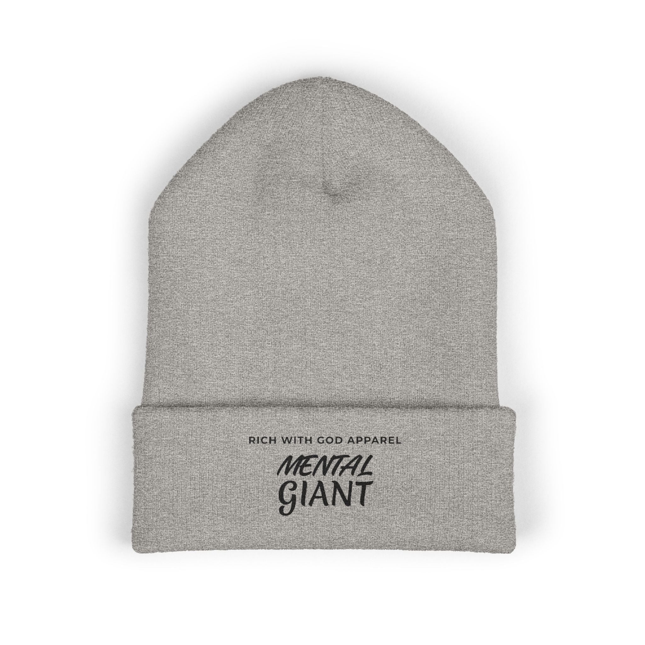 Mental Giant Embroidered Cuffed Beanie