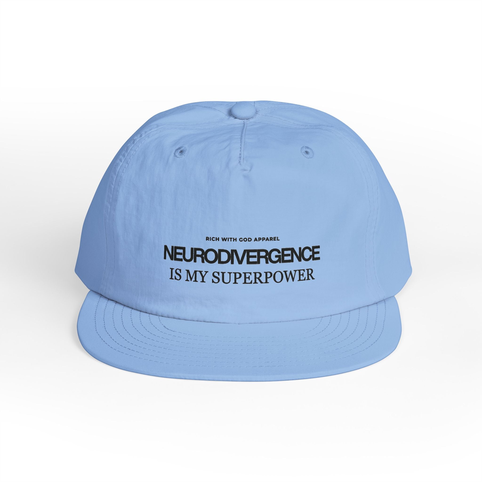 Neurodivergence is My Superpower Surf Cap Snapback