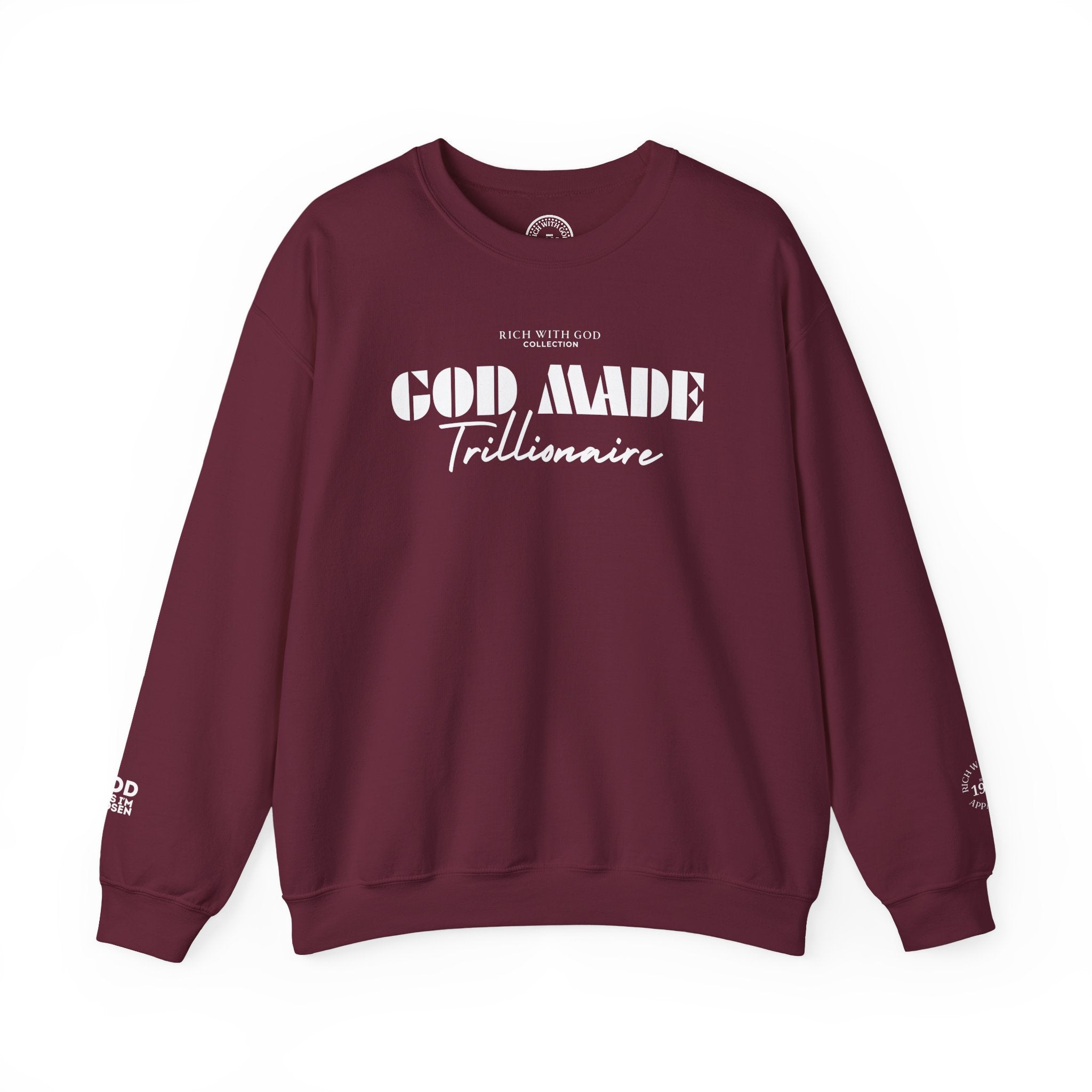 God Made Trillionaire Crewneck Sweatshirt