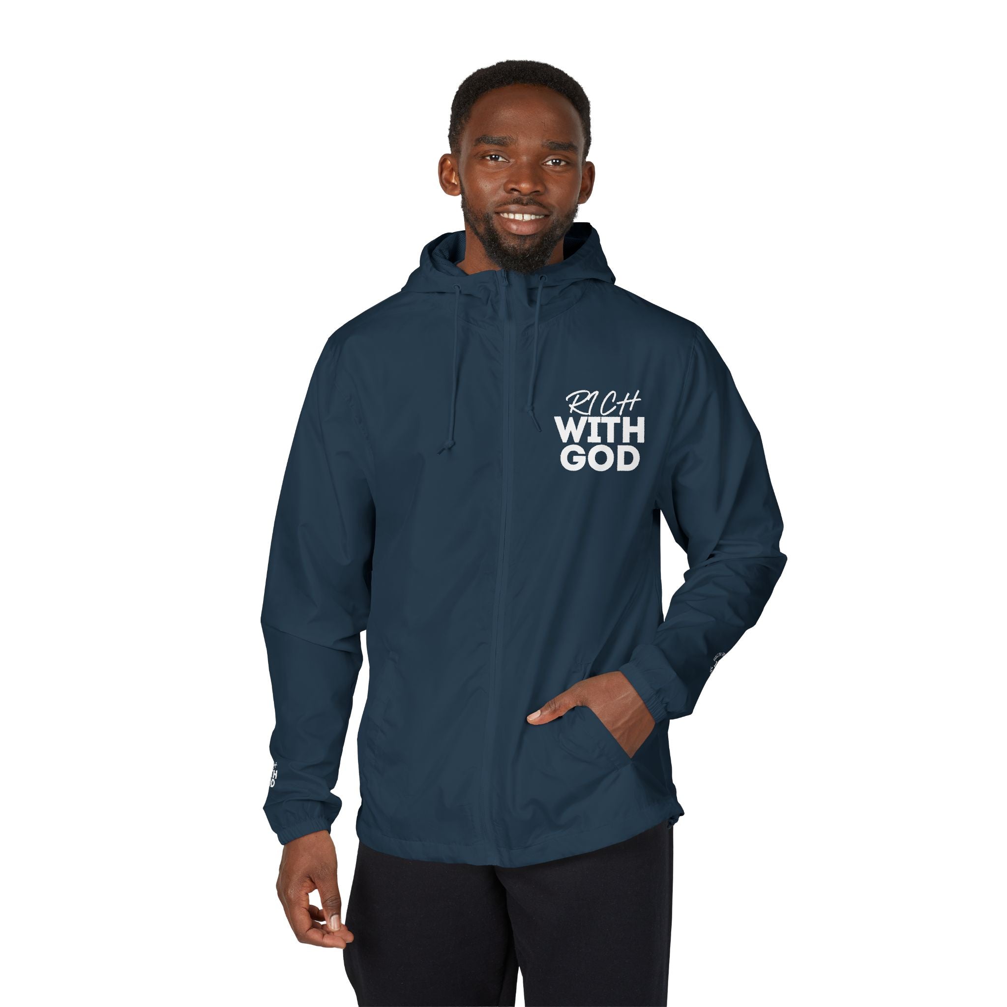 Rich With God Windbreaker Jacket