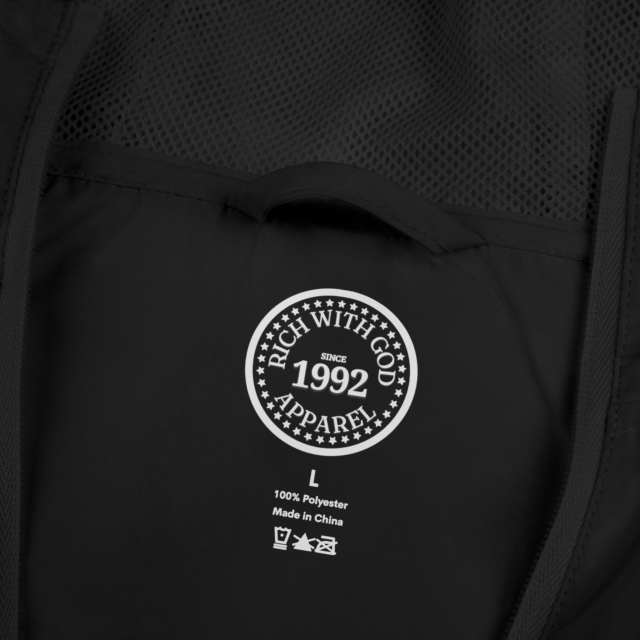 Rich With God Windbreaker Jacket
