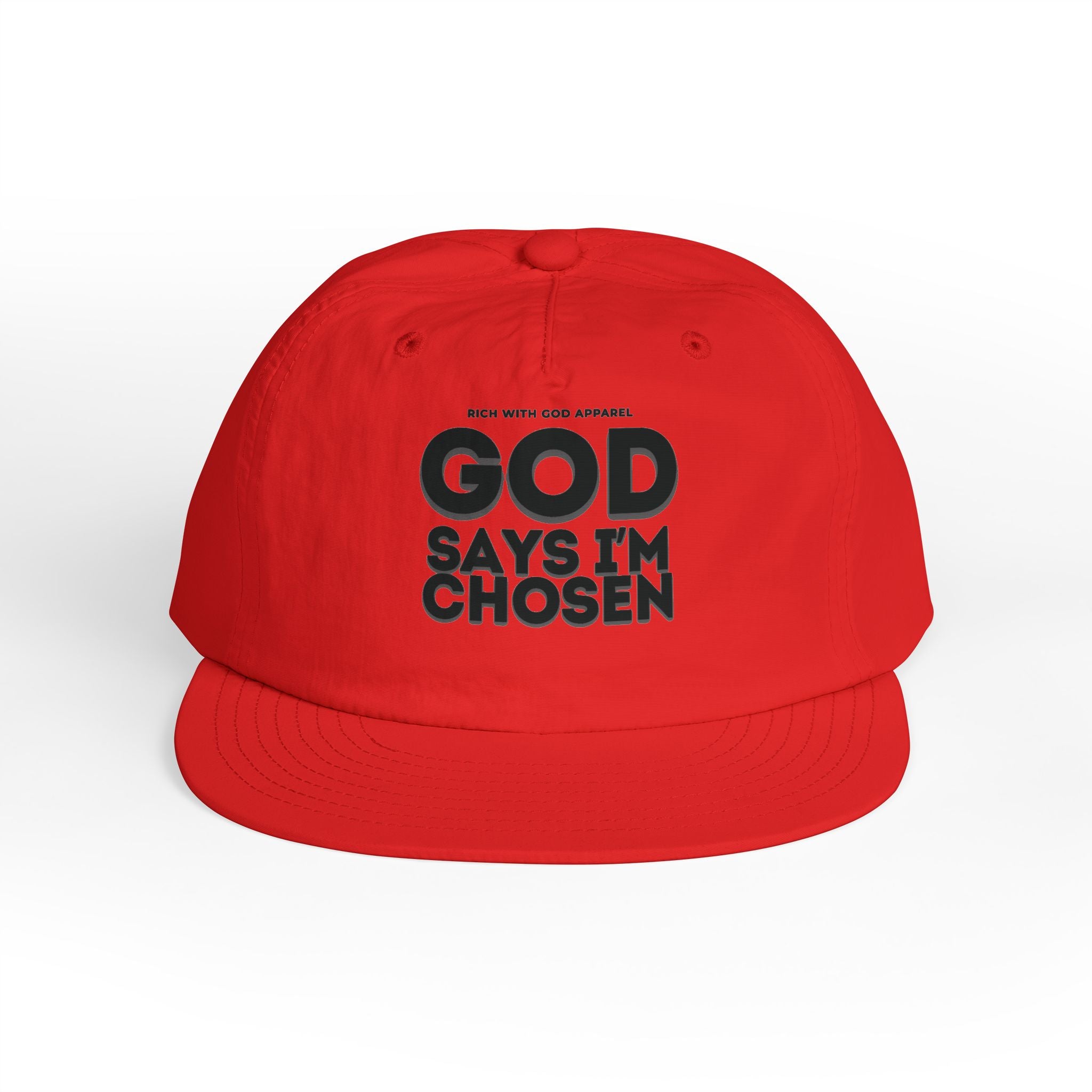 God Says I'm Chosen Surf Cap Snapback