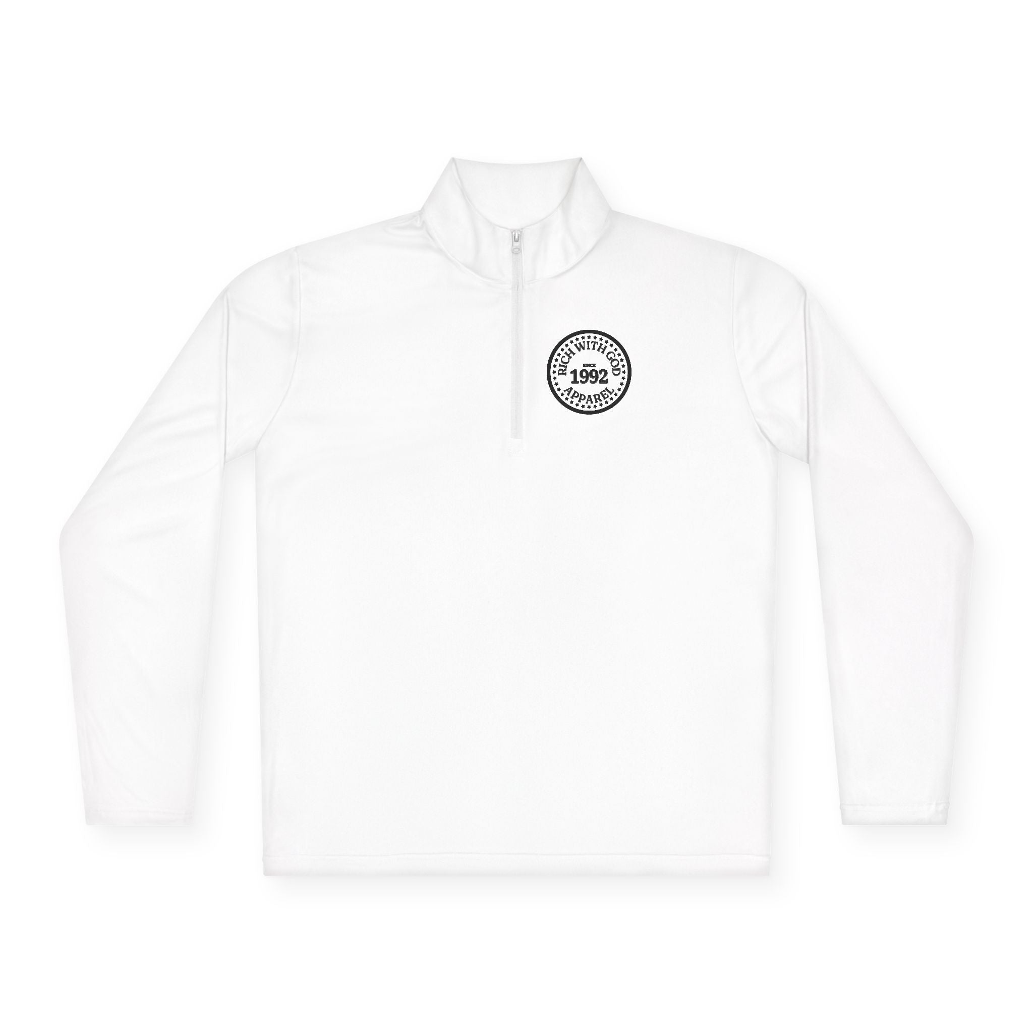 Rich With God Unisex Quarter-Zip Pullover
