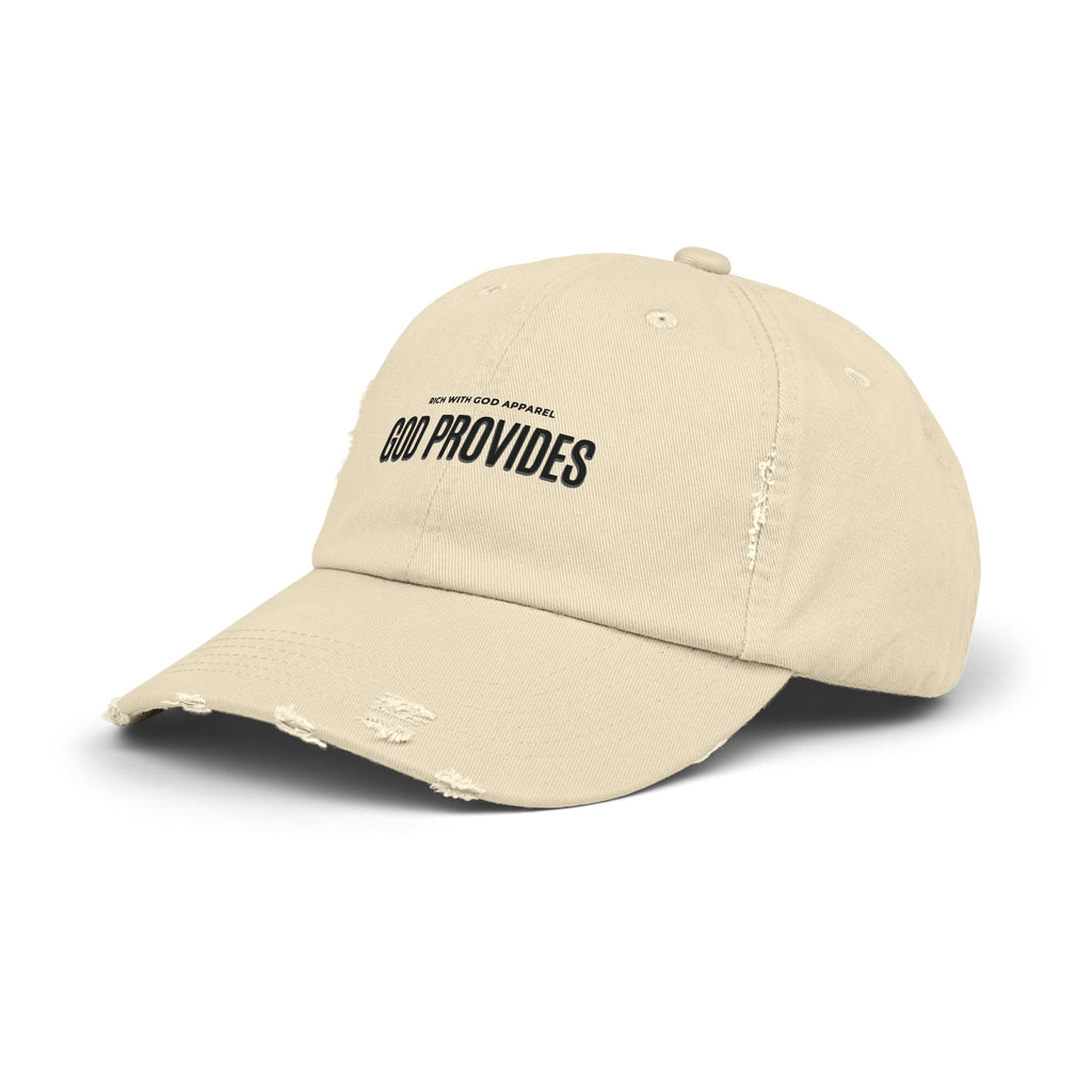 God Provides Unisex Distressed Cap